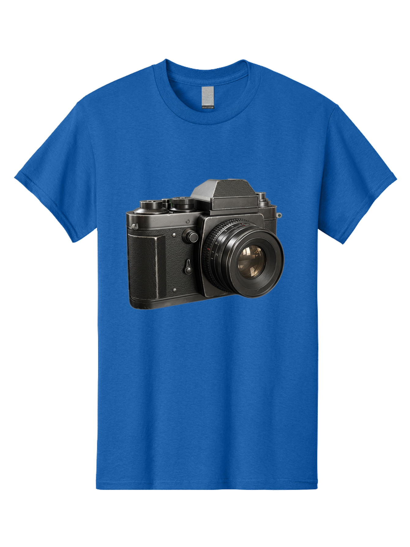35Mm-Film-Camera Men'S Graphic Tee, 100% Cotton, Comfortable Casual Summer Wear, Machine Washable, Vintage Camera, Retro Photography, Classic Camera Design, Black Camera Body, Camera Lens, Photography Equipment, Analog Camera, Film Camera, Bae346 2