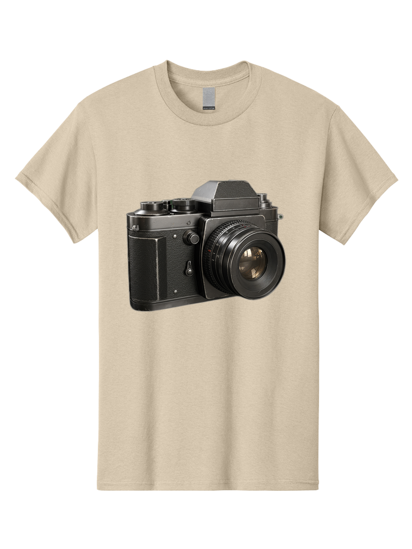 35Mm-Film-Camera Men'S Graphic Tee, 100% Cotton, Comfortable Casual Summer Wear, Machine Washable, Vintage Camera, Retro Photography, Classic Camera Design, Black Camera Body, Camera Lens, Photography Equipment, Analog Camera, Film Camera, Bae346 7