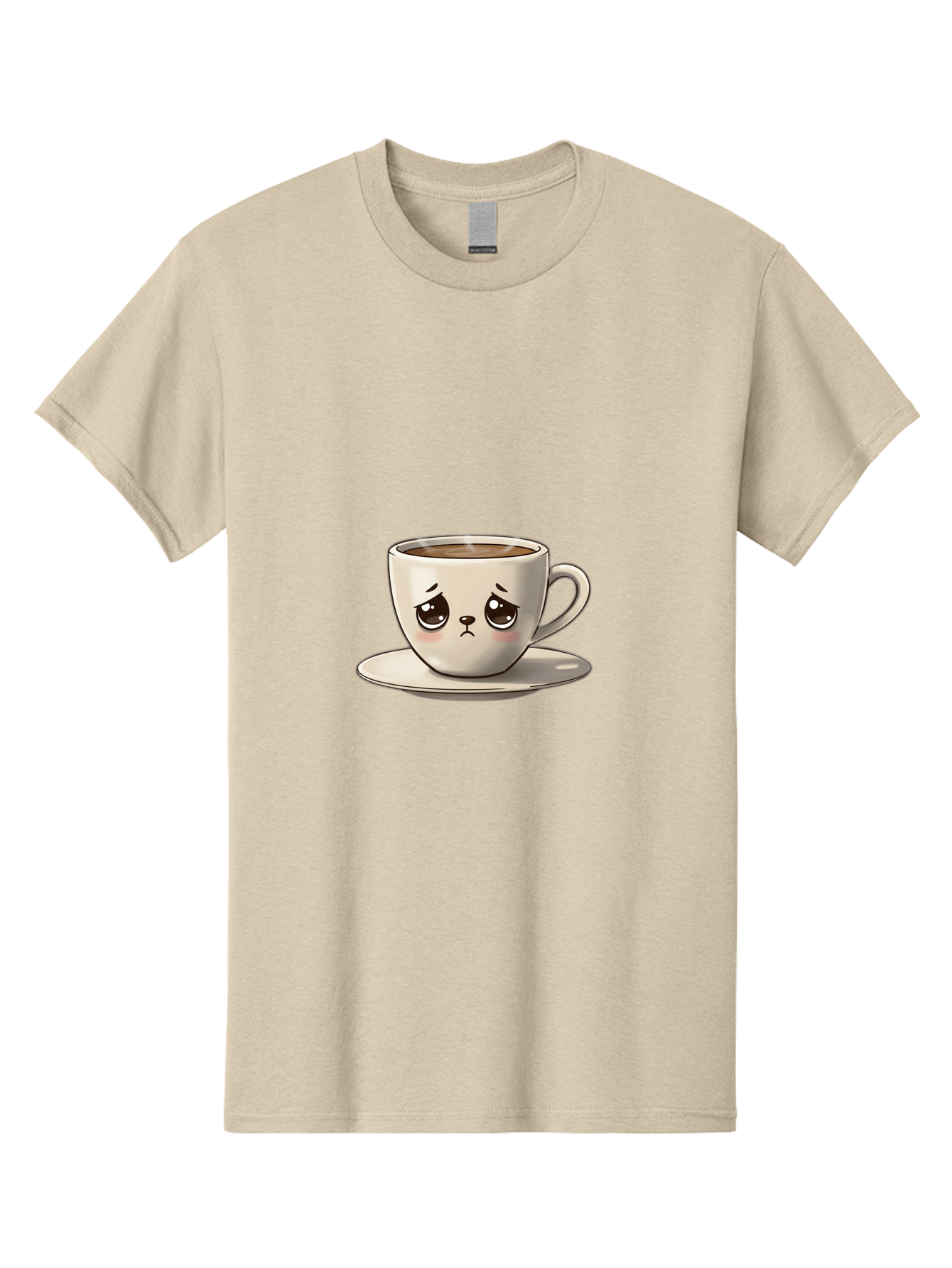 Angry-Coffee-Cup Men'S Graphic Tee, 100% Cotton, Comfortable Casual Summer Wear, Machine Washable, Angry Coffee Cup, Cartoon Character, Coffee Break, Morning Routine, Cafe Culture, Beverage, Caffeine, Humor, Kawaii Bae353 13
