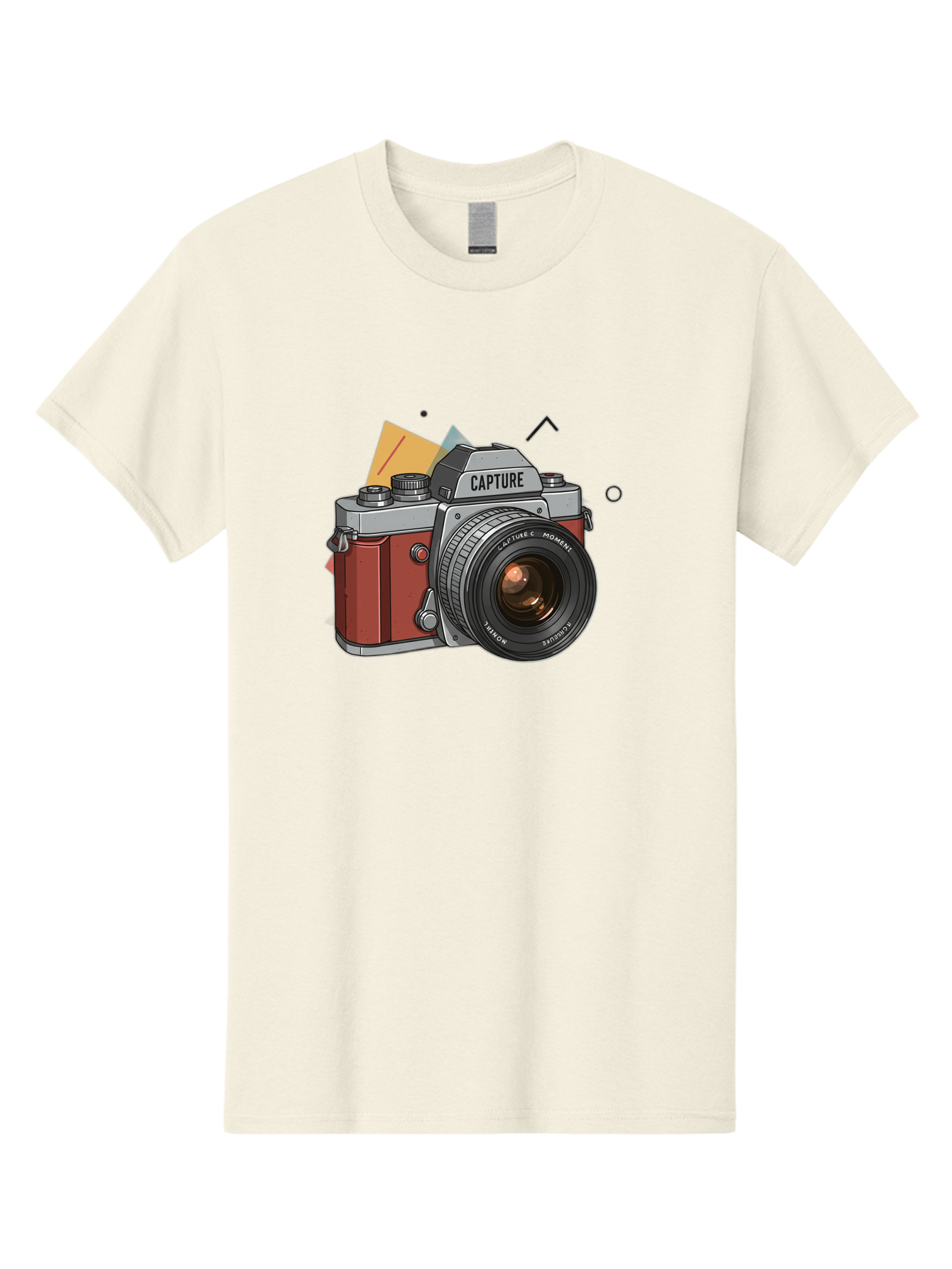 Capture-Camera Men'S Graphic Tee, 100% Cotton, Comfortable Casual Summer Wear, Machine Washable, Vintage Camera, Capture Moment, Photography Equipment, Capture The Moment, Dslr Camera, Camera Lens, Photography Accessories, Retro Camera Design, Bae384 15