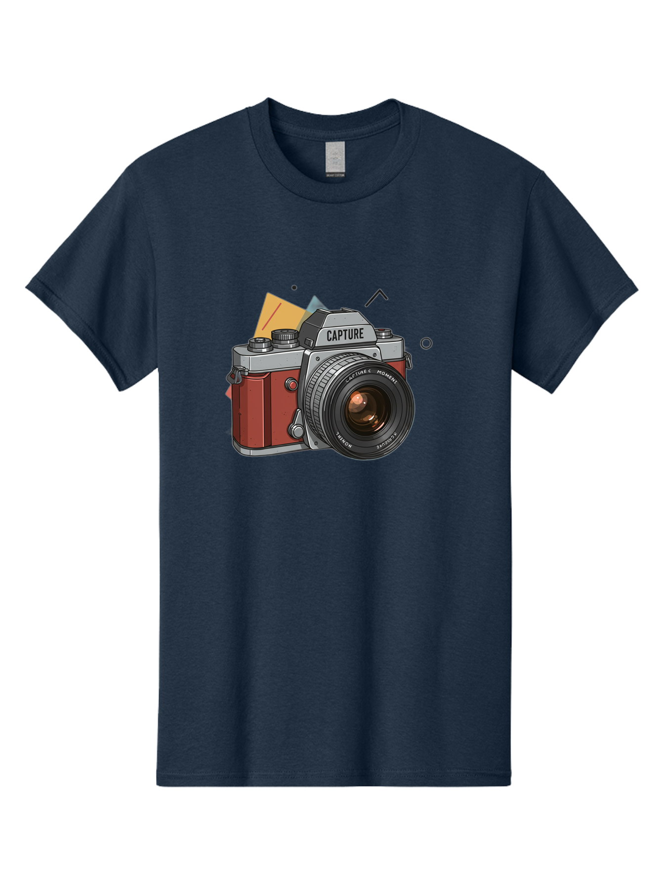 Capture-Camera Men'S Graphic Tee, 100% Cotton, Comfortable Casual Summer Wear, Machine Washable, Vintage Camera, Capture Moment, Photography Equipment, Capture The Moment, Dslr Camera, Camera Lens, Photography Accessories, Retro Camera Design, Bae384 14