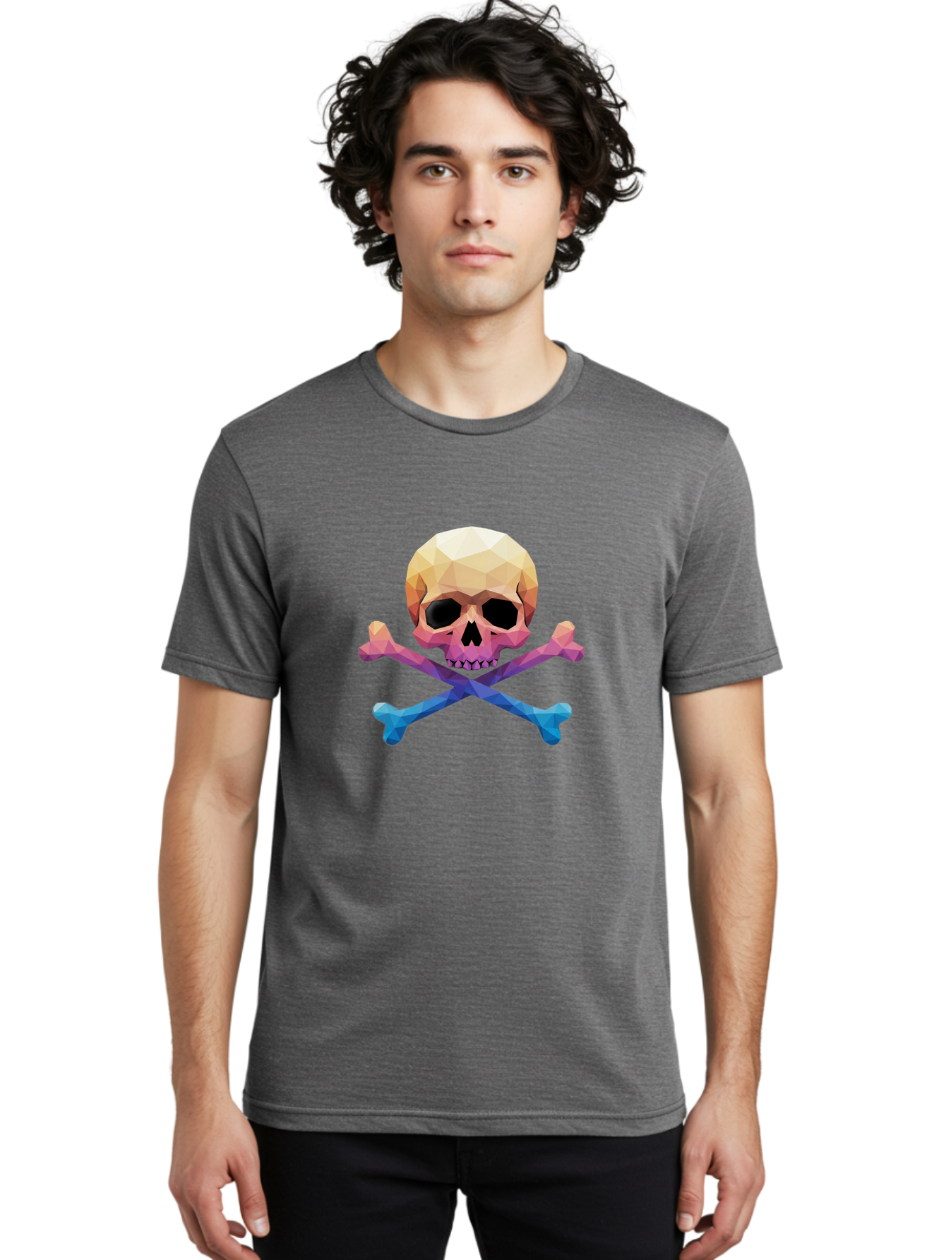 Jolly-Roger-Skull-1 Men'S Graphic Tee, 100% Cotton, Comfortable Casual Summer Wear, Machine Washable, Skull, Crossbones, Pirate Symbol, Danger Sign, Warning Sign, Pirate Flag, Skull And Crossbones, Pirate Emblem, Danger Alert, Toxic Symbol, Bae473 18