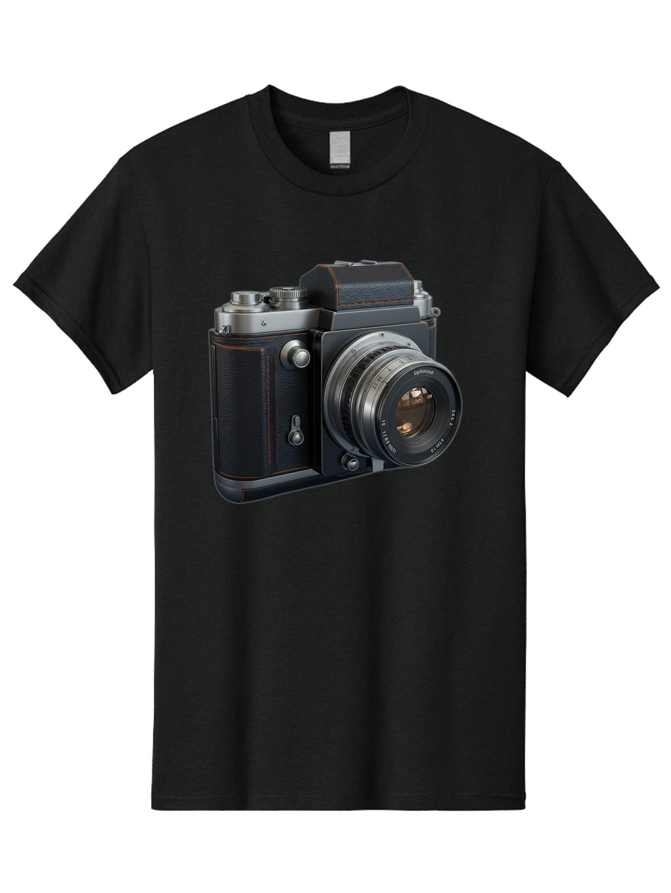 Leica-M6 Men'S Graphic Tee, 100% Cotton, Comfortable Casual Summer Wear, Machine Washable, Vintage Camera, Black Leather, Silver Accents, High-End Photography Equipment, Classic Design, Film Camera, Leica M6, Photography Gear, Retro Style Bae485 8