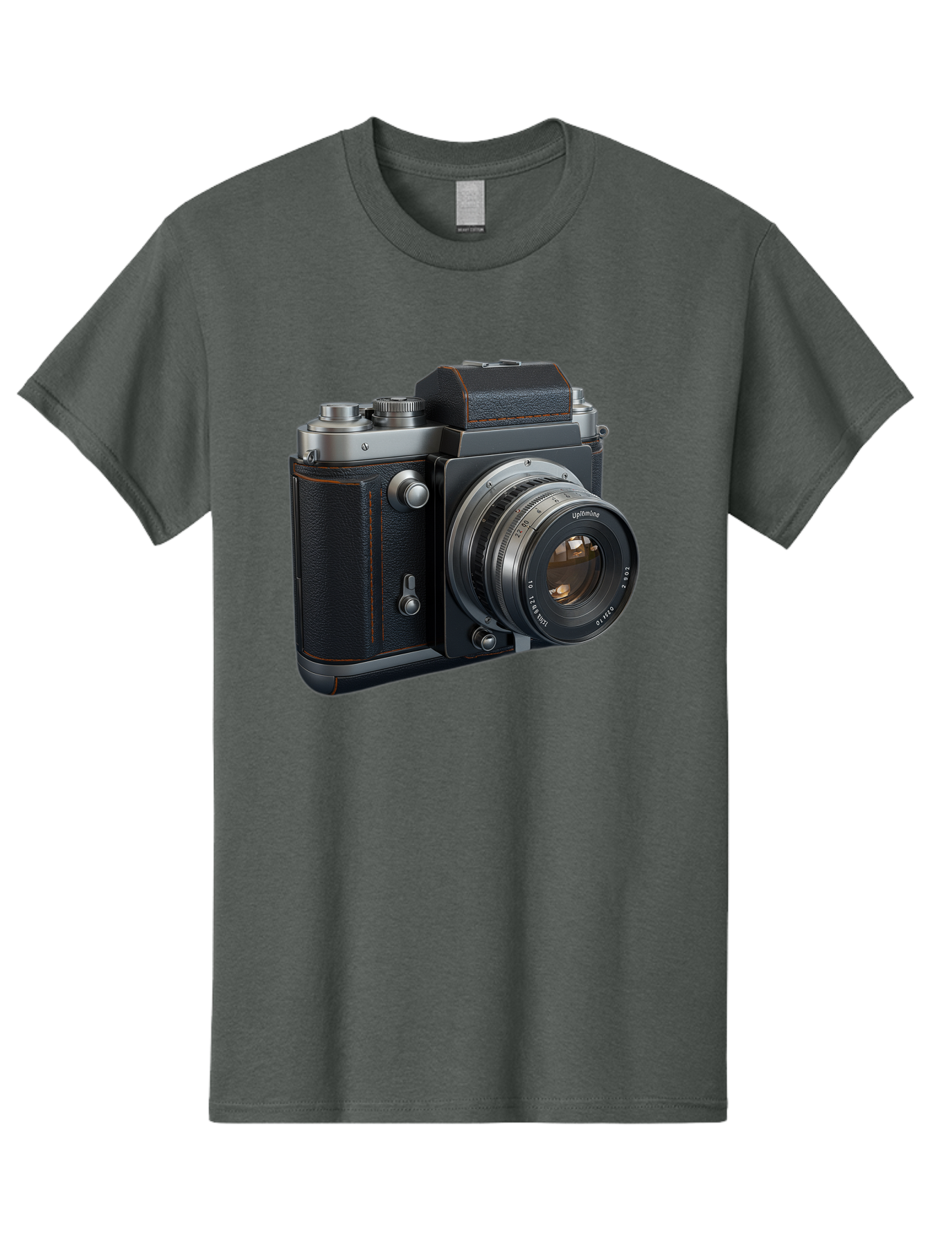 Leica-M6 Men'S Graphic Tee, 100% Cotton, Comfortable Casual Summer Wear, Machine Washable, Vintage Camera, Black Leather, Silver Accents, High-End Photography Equipment, Classic Design, Film Camera, Leica M6, Photography Gear, Retro Style Bae485 6
