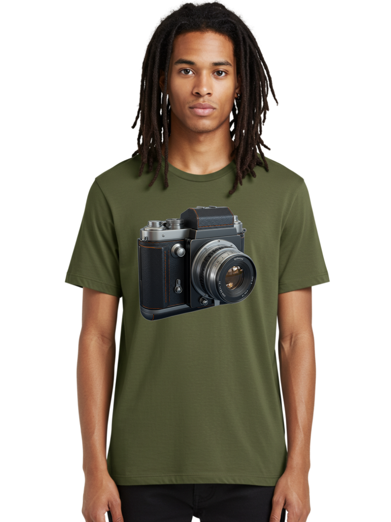 Leica-M6 Men'S Graphic Tee, 100% Cotton, Comfortable Casual Summer Wear, Machine Washable, Vintage Camera, Black Leather, Silver Accents, High-End Photography Equipment, Classic Design, Film Camera, Leica M6, Photography Gear, Retro Style Bae485 30