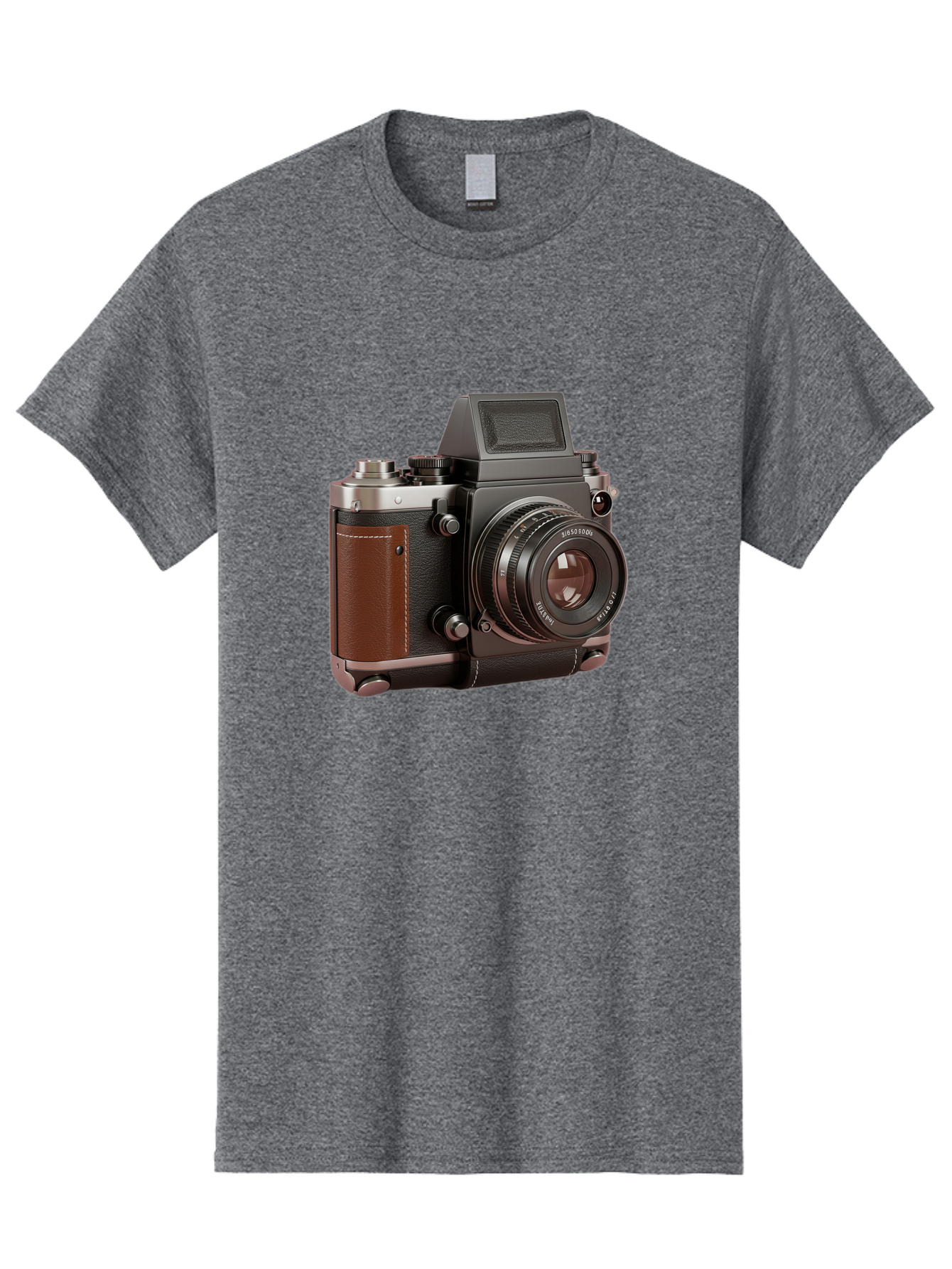 Mamiya-Sekor-50Mm-F-1-7-Lens-On-Camera-Body Men'S Graphic Tee, 100% Cotton, Comfortable Casual Summer Wear, Machine Washable, Hasselblad 500C Camera, Medium Format Camera, Hasselblad Lens, Photography Equipment, Vintage Camera, Classic Design, Bae489 11