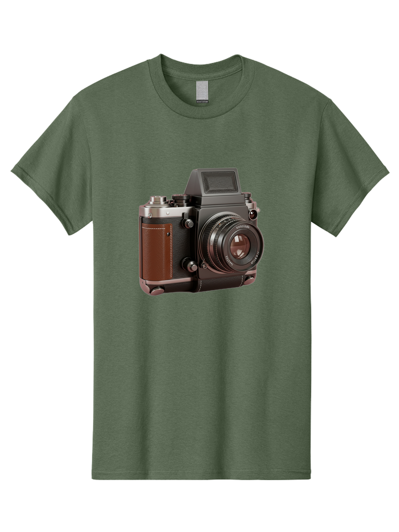 Mamiya-Sekor-50Mm-F-1-7-Lens-On-Camera-Body Men'S Graphic Tee, 100% Cotton, Comfortable Casual Summer Wear, Machine Washable, Hasselblad 500C Camera, Medium Format Camera, Hasselblad Lens, Photography Equipment, Vintage Camera, Classic Design, Bae489 8
