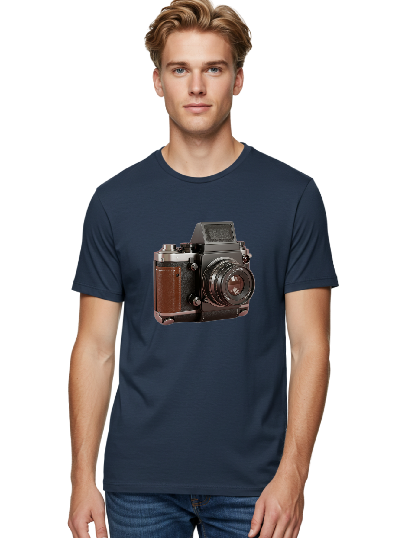 Mamiya-Sekor-50Mm-F-1-7-Lens-On-Camera-Body Men'S Graphic Tee, 100% Cotton, Comfortable Casual Summer Wear, Machine Washable, Hasselblad 500C Camera, Medium Format Camera, Hasselblad Lens, Photography Equipment, Vintage Camera, Classic Design, Bae489 29