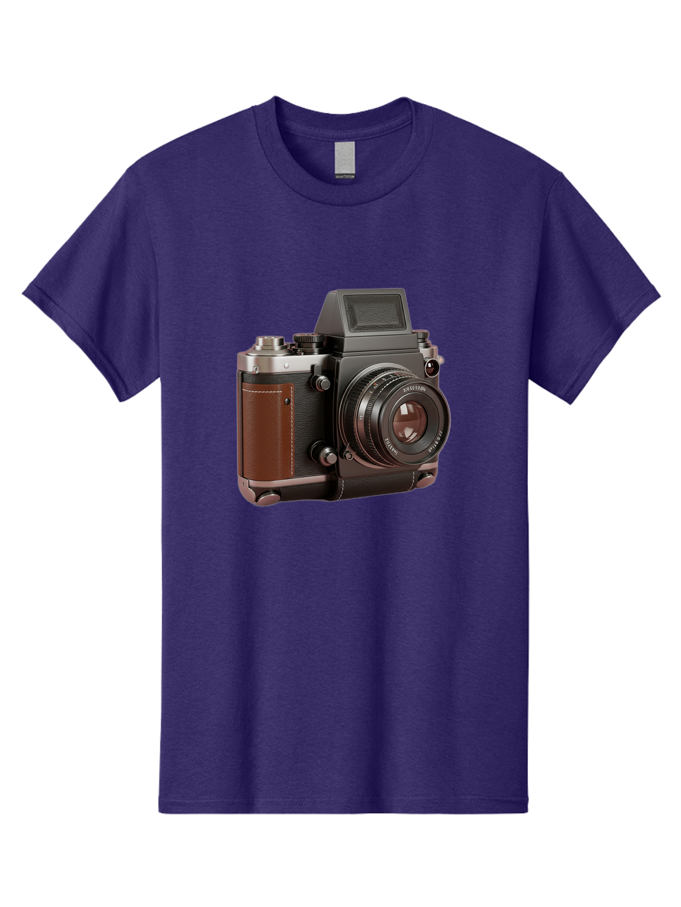 Mamiya-Sekor-50Mm-F-1-7-Lens-On-Camera-Body Men'S Graphic Tee, 100% Cotton, Comfortable Casual Summer Wear, Machine Washable, Hasselblad 500C Camera, Medium Format Camera, Hasselblad Lens, Photography Equipment, Vintage Camera, Classic Design, Bae489 6