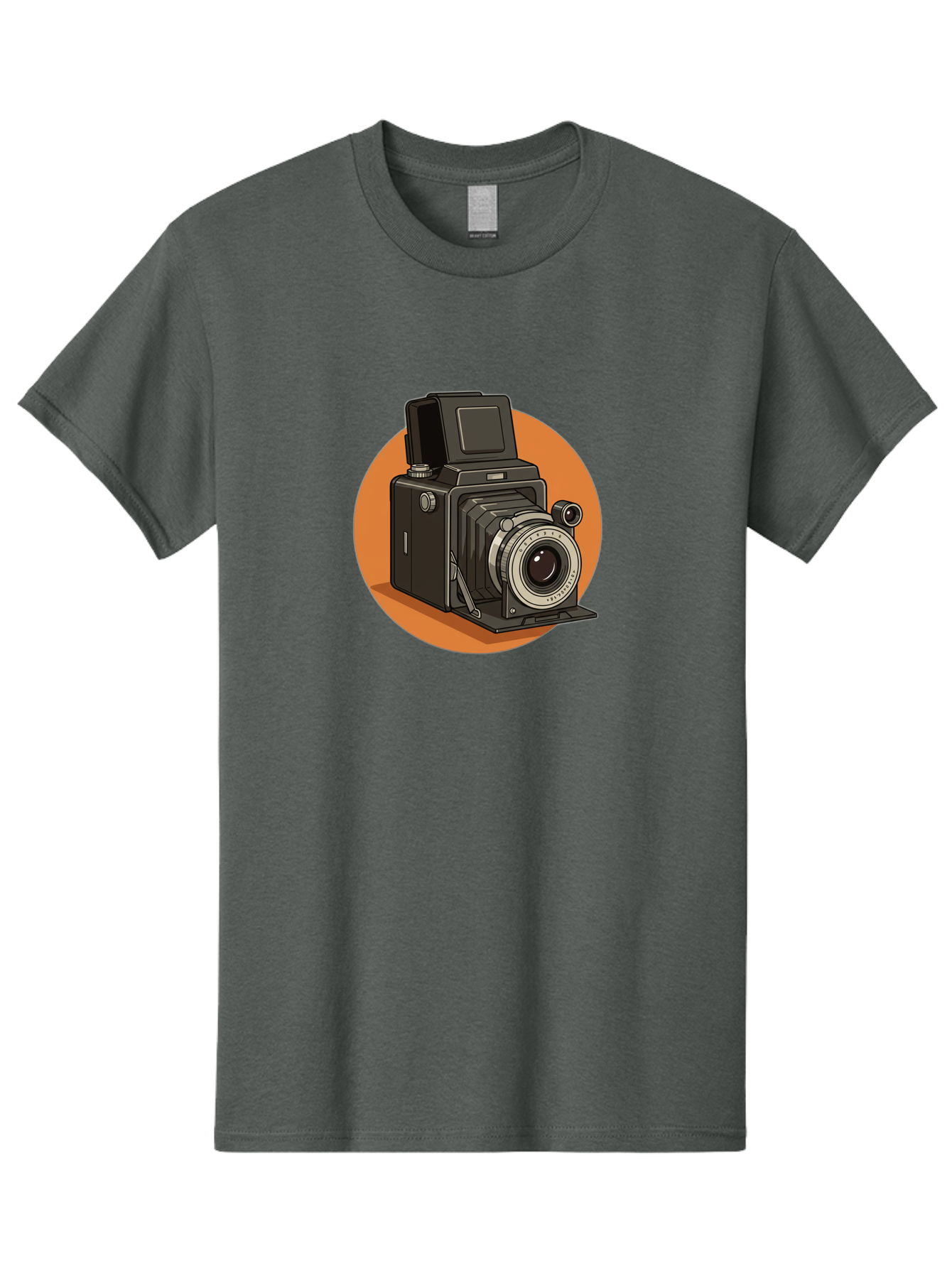 Medium-Format-Camera Men'S Graphic Tee, 100% Cotton, Comfortable Casual Summer Wear, Machine Washable, Vintage Camera, Old Camera, Photography Equipment, Classic Design, Retro Style, Camera Lens, Photography Gear, Nostalgic Feel Bae492 3