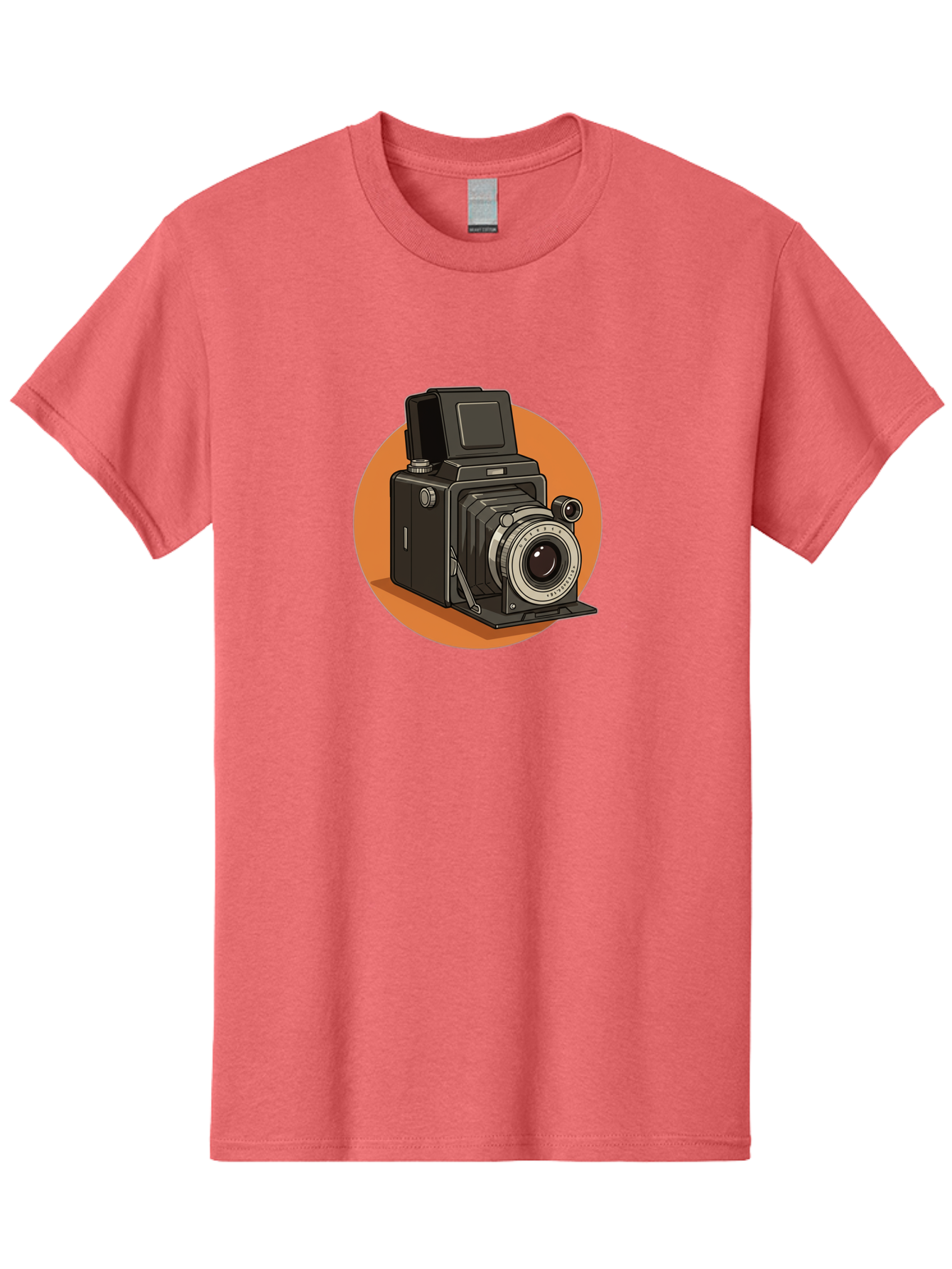 Medium-Format-Camera Men'S Graphic Tee, 100% Cotton, Comfortable Casual Summer Wear, Machine Washable, Vintage Camera, Old Camera, Photography Equipment, Classic Design, Retro Style, Camera Lens, Photography Gear, Nostalgic Feel Bae492 8