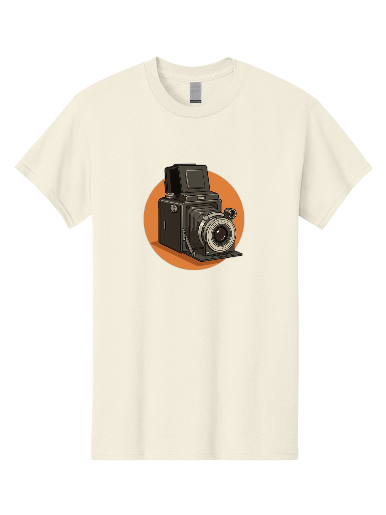 Medium-Format-Camera Men'S Graphic Tee, 100% Cotton, Comfortable Casual Summer Wear, Machine Washable, Vintage Camera, Old Camera, Photography Equipment, Classic Design, Retro Style, Camera Lens, Photography Gear, Nostalgic Feel Bae492 1