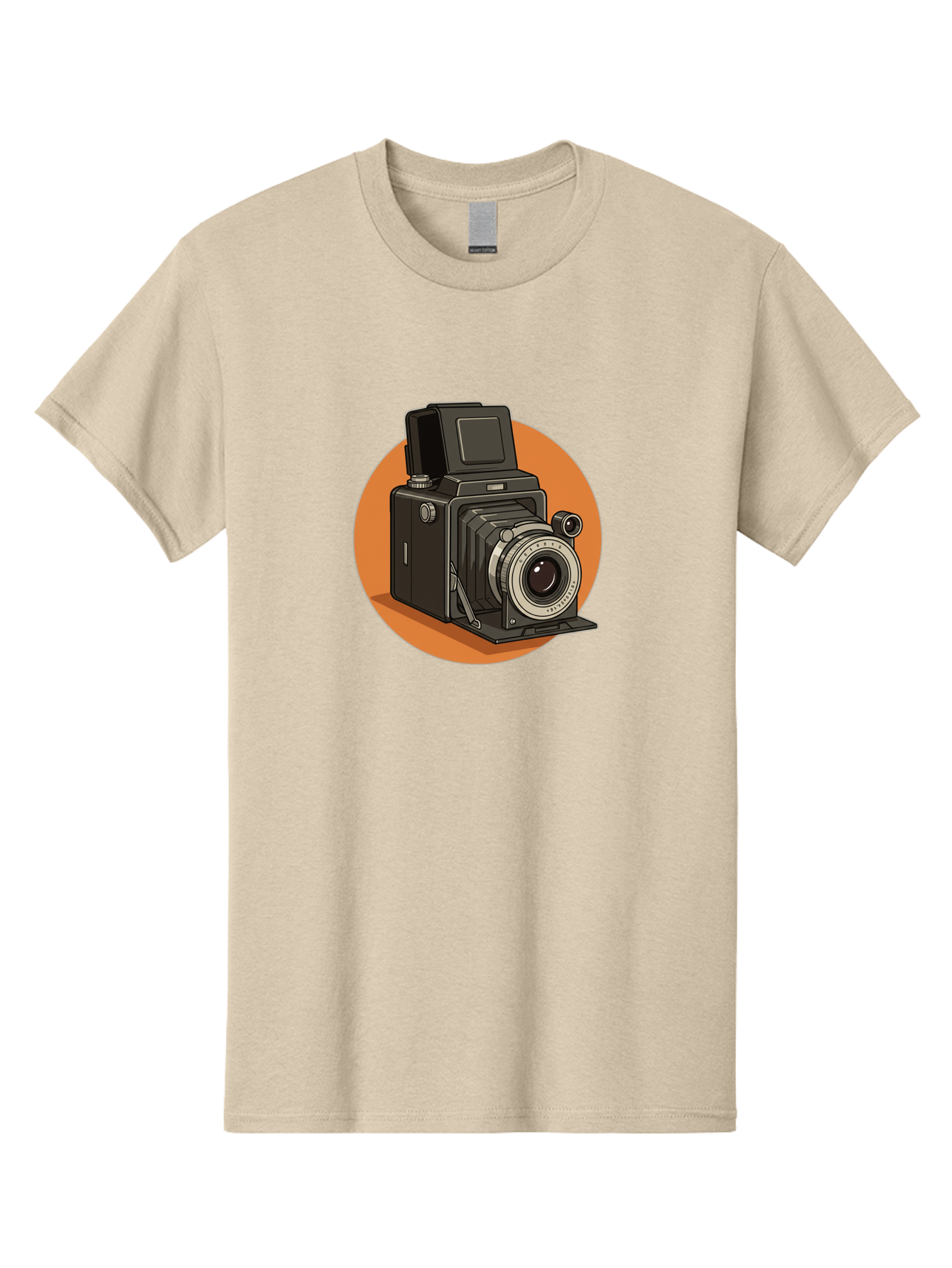 Medium-Format-Camera Men'S Graphic Tee, 100% Cotton, Comfortable Casual Summer Wear, Machine Washable, Vintage Camera, Old Camera, Photography Equipment, Classic Design, Retro Style, Camera Lens, Photography Gear, Nostalgic Feel Bae492 5