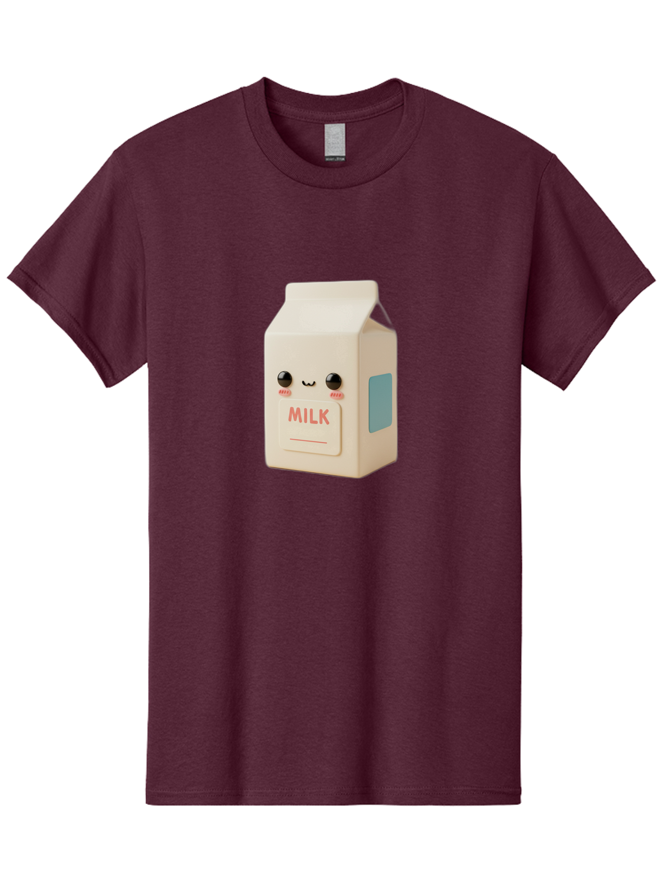 Milk-4 Men'S Graphic Tee, 100% Cotton, Comfortable Casual Summer Wear, Machine Washable, Carton With Face, Cute Character, Kawaii, Adorable, Milk Carton, Funny Expression, Playful Design, Happy Face, Cartoon-Style Bae499 9