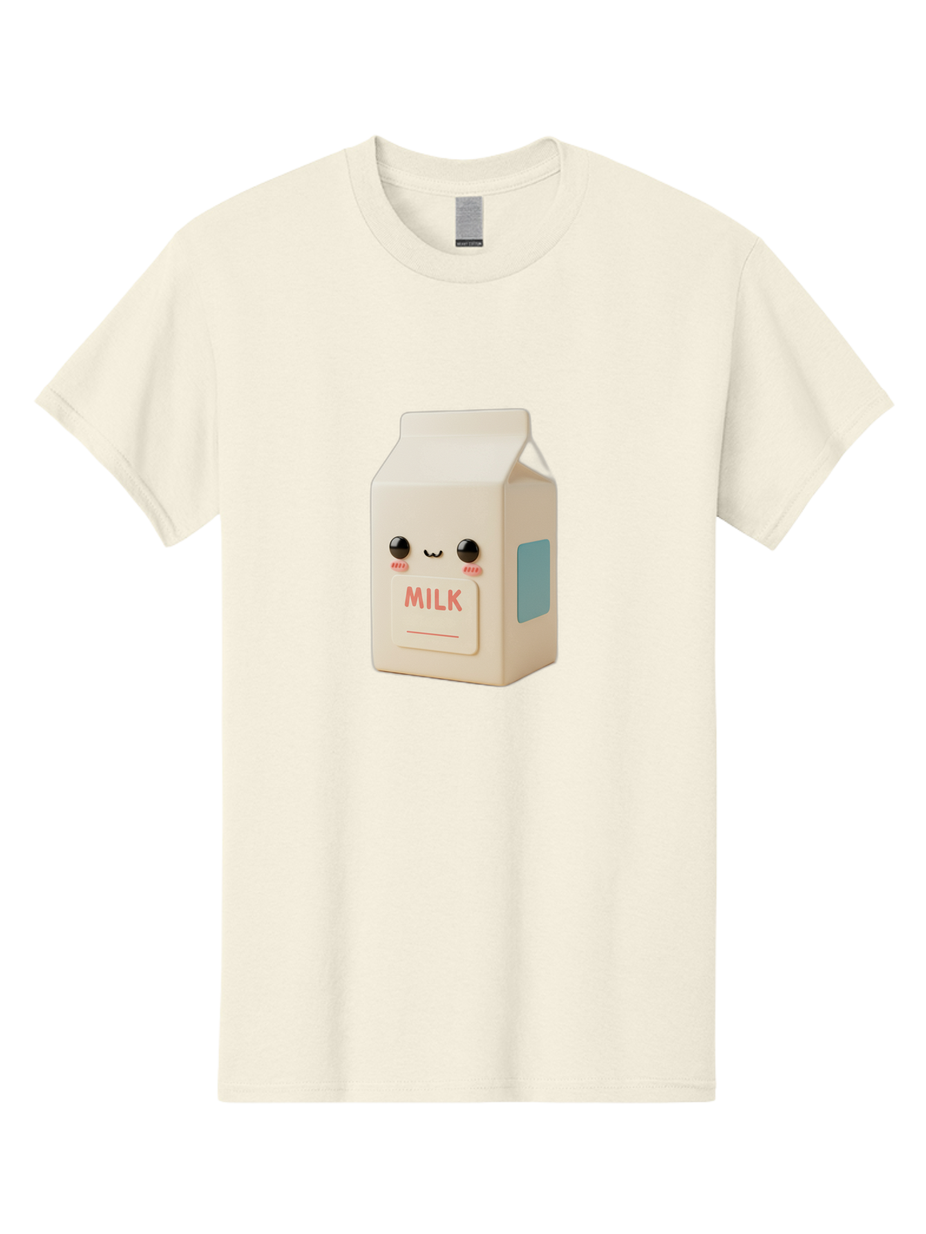 Milk-4 Men'S Graphic Tee, 100% Cotton, Comfortable Casual Summer Wear, Machine Washable, Carton With Face, Cute Character, Kawaii, Adorable, Milk Carton, Funny Expression, Playful Design, Happy Face, Cartoon-Style Bae499 8