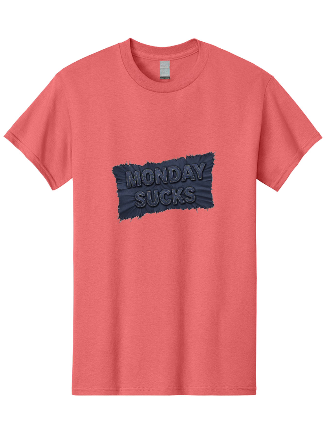 Monday-Sucks Men'S Graphic Tee, 100% Cotton, Comfortable Casual Summer Wear, Machine Washable, Motivation, Monday Blues, Negative Vibes, Motivational Quote, Funny Saying, Humor, Meme, Grunge Style, Bold Text, Inspirational Phrase Bae535 13