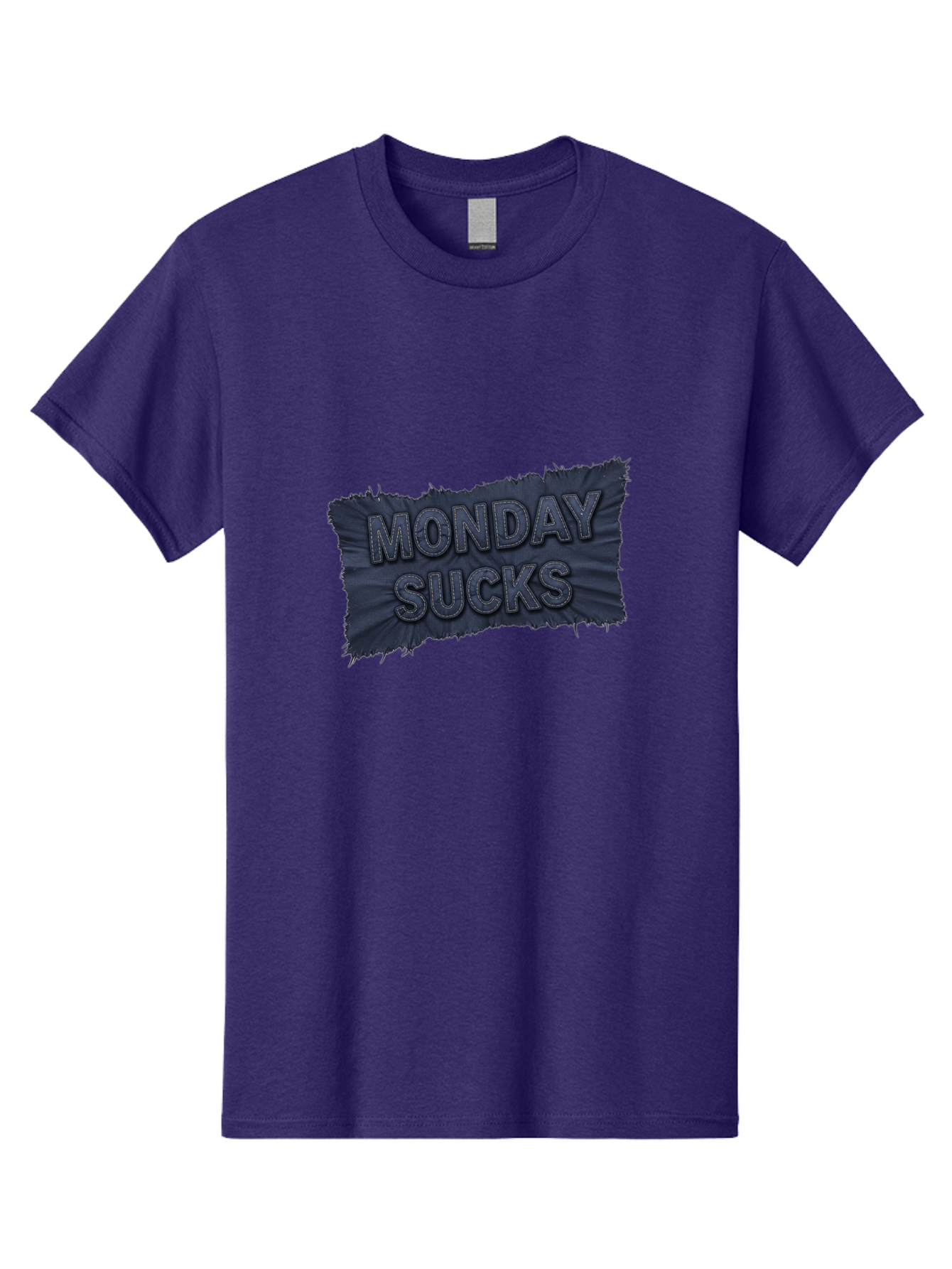 Monday-Sucks Men'S Graphic Tee, 100% Cotton, Comfortable Casual Summer Wear, Machine Washable, Motivation, Monday Blues, Negative Vibes, Motivational Quote, Funny Saying, Humor, Meme, Grunge Style, Bold Text, Inspirational Phrase Bae535 7