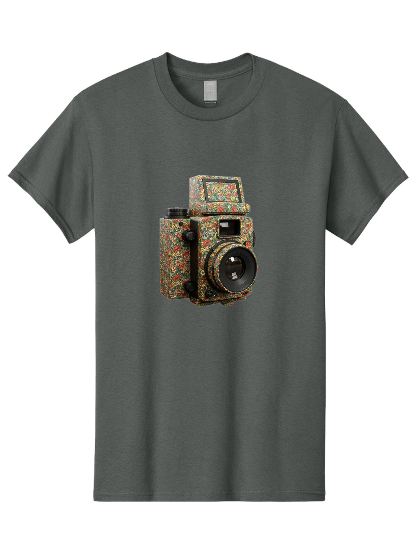 Multicolored-Camera Men'S Graphic Tee, 100% Cotton, Comfortable Casual Summer Wear, Machine Washable, Multicolored Paint Splatters, Artistic Camera Design, Vibrant Decor, Photography Equipment, Creative Expression, Unique Art Piece, Bae565 13