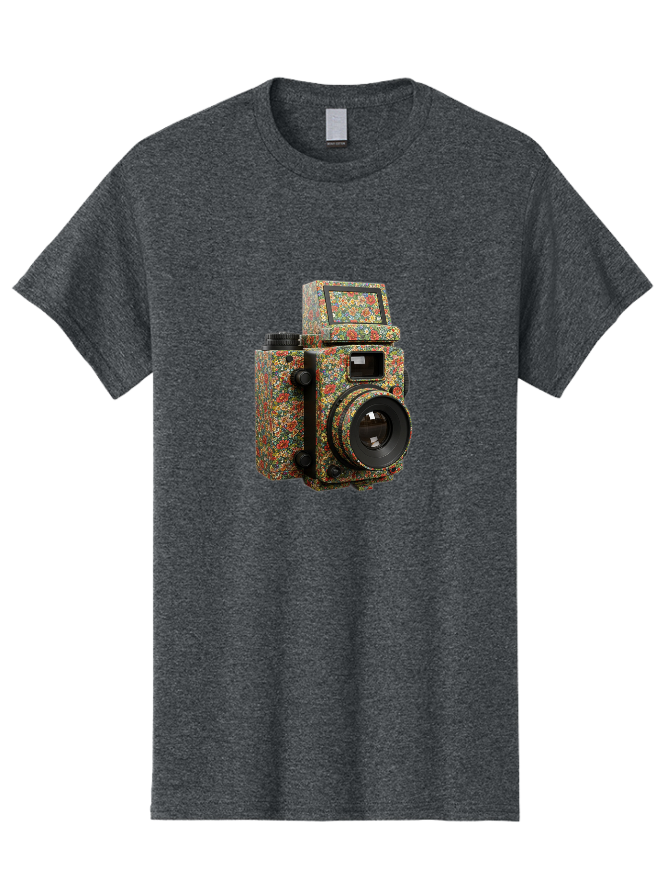 Multicolored-Camera Men'S Graphic Tee, 100% Cotton, Comfortable Casual Summer Wear, Machine Washable, Multicolored Paint Splatters, Artistic Camera Design, Vibrant Decor, Photography Equipment, Creative Expression, Unique Art Piece, Bae565 8