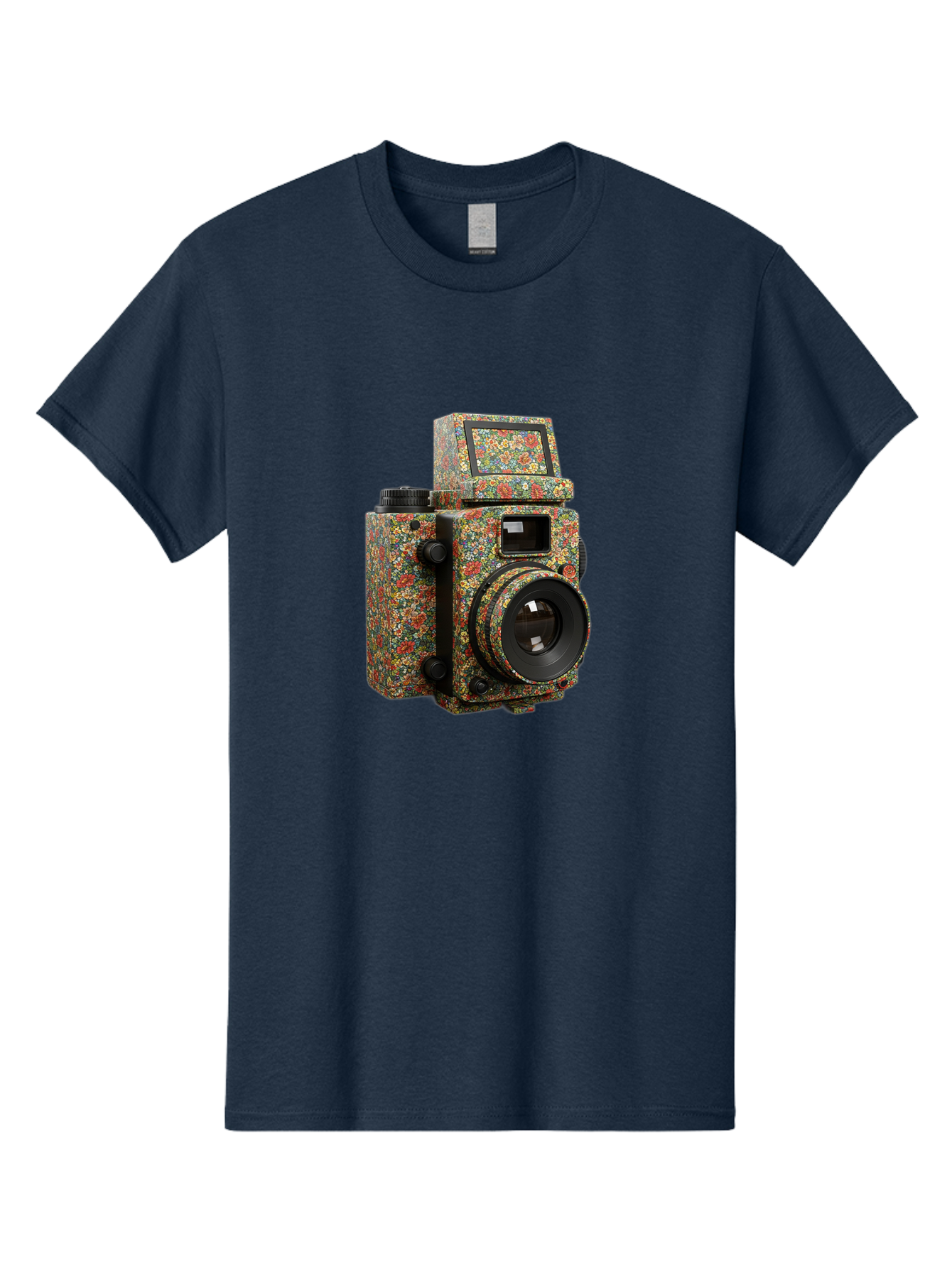 Multicolored-Camera Men'S Graphic Tee, 100% Cotton, Comfortable Casual Summer Wear, Machine Washable, Multicolored Paint Splatters, Artistic Camera Design, Vibrant Decor, Photography Equipment, Creative Expression, Unique Art Piece, Bae565 3