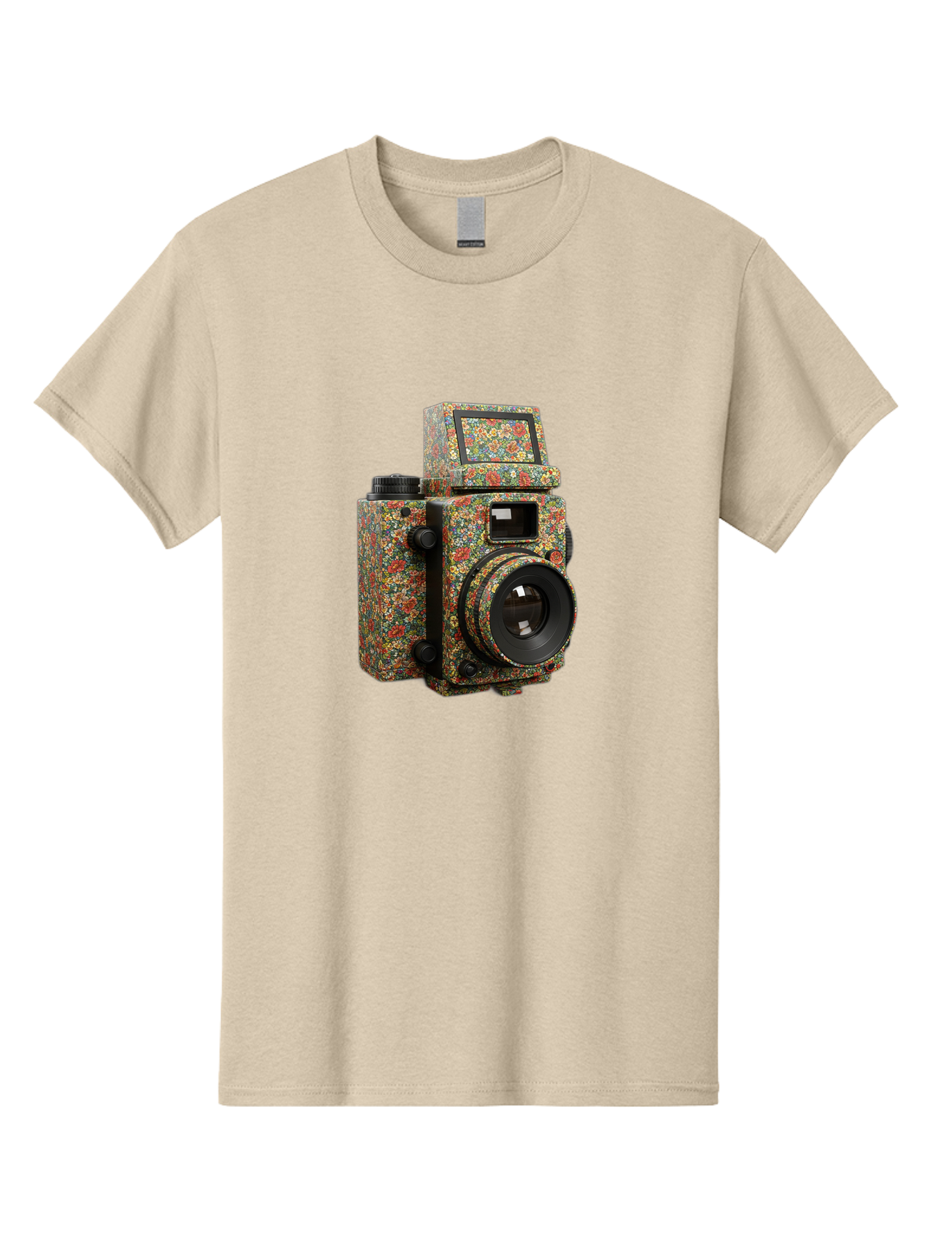 Multicolored-Camera Men'S Graphic Tee, 100% Cotton, Comfortable Casual Summer Wear, Machine Washable, Multicolored Paint Splatters, Artistic Camera Design, Vibrant Decor, Photography Equipment, Creative Expression, Unique Art Piece, Bae565 7