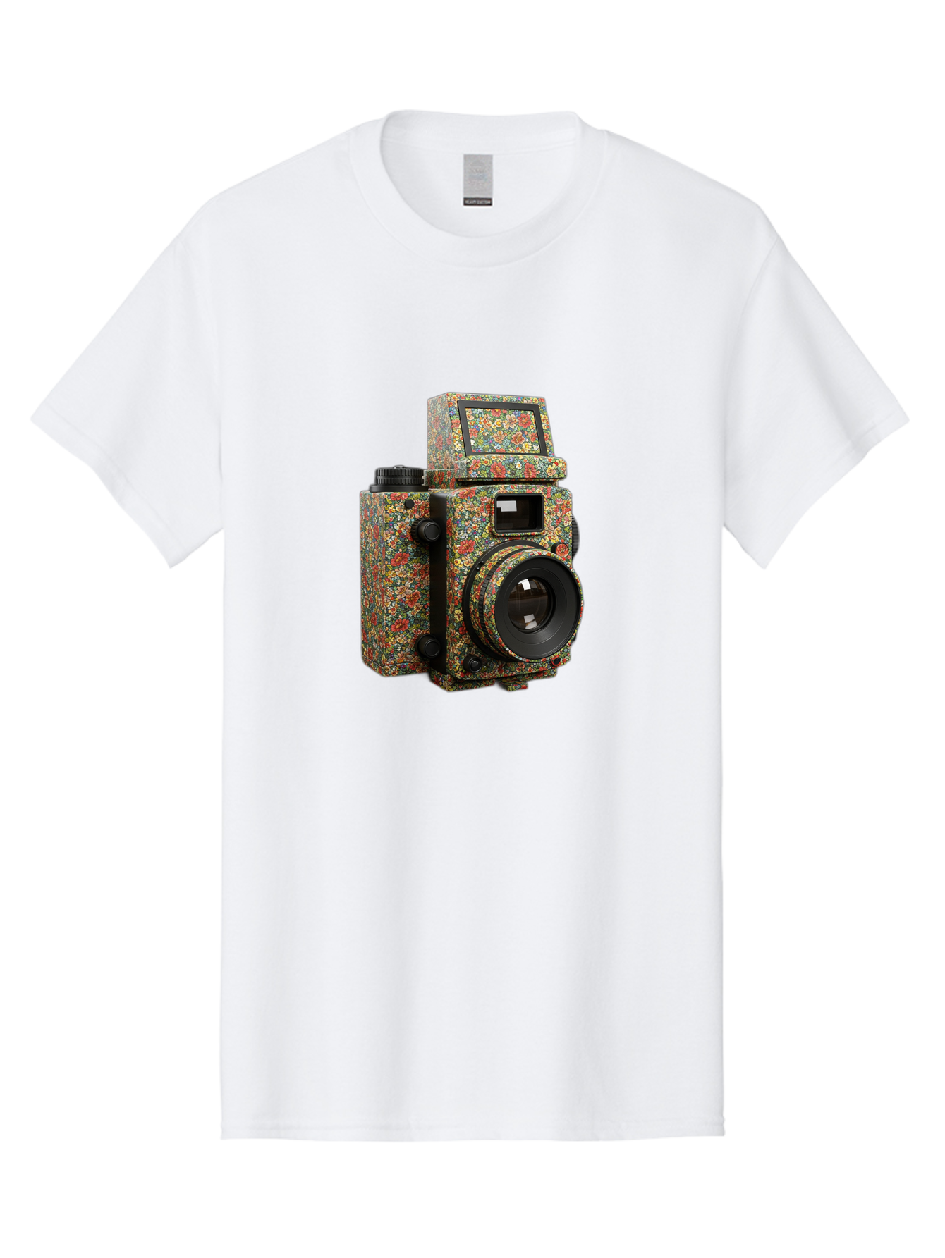 Multicolored-Camera Men'S Graphic Tee, 100% Cotton, Comfortable Casual Summer Wear, Machine Washable, Multicolored Paint Splatters, Artistic Camera Design, Vibrant Decor, Photography Equipment, Creative Expression, Unique Art Piece, Bae565 12