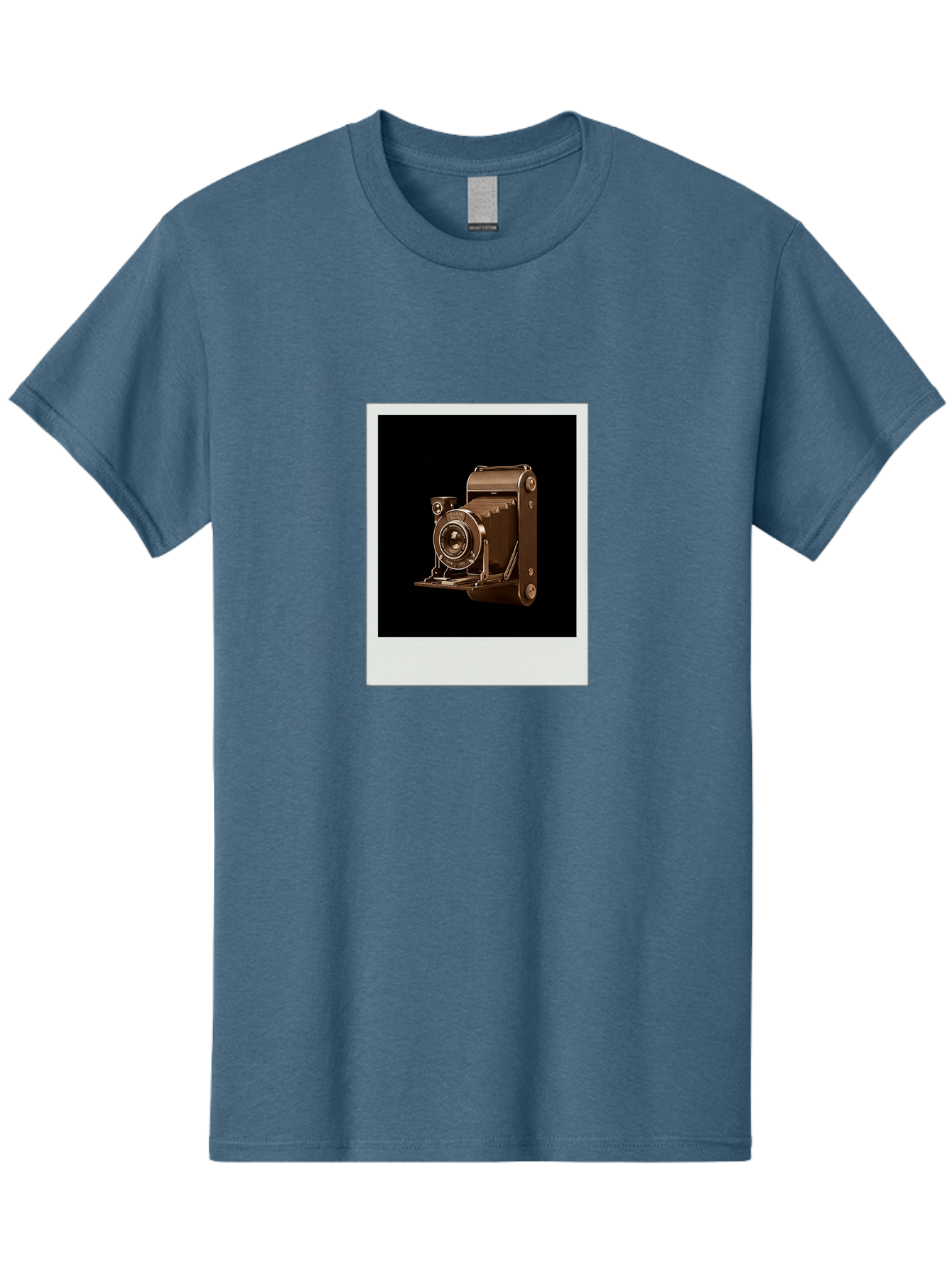 Polaroid-Camera-1 Men'S Graphic Tee, 100% Cotton, Comfortable Casual Summer Wear, Machine Washable, Vintage Camera, Old Photography Equipment, Retro Style, Antique Camera, Nostalgic Feel, Classic Design, Photography History, Instant Camera, Bae680 3