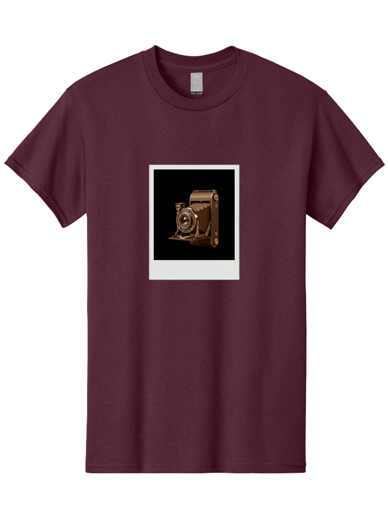 Polaroid-Camera-1 Men'S Graphic Tee, 100% Cotton, Comfortable Casual Summer Wear, Machine Washable, Vintage Camera, Old Photography Equipment, Retro Style, Antique Camera, Nostalgic Feel, Classic Design, Photography History, Instant Camera, Bae680 10