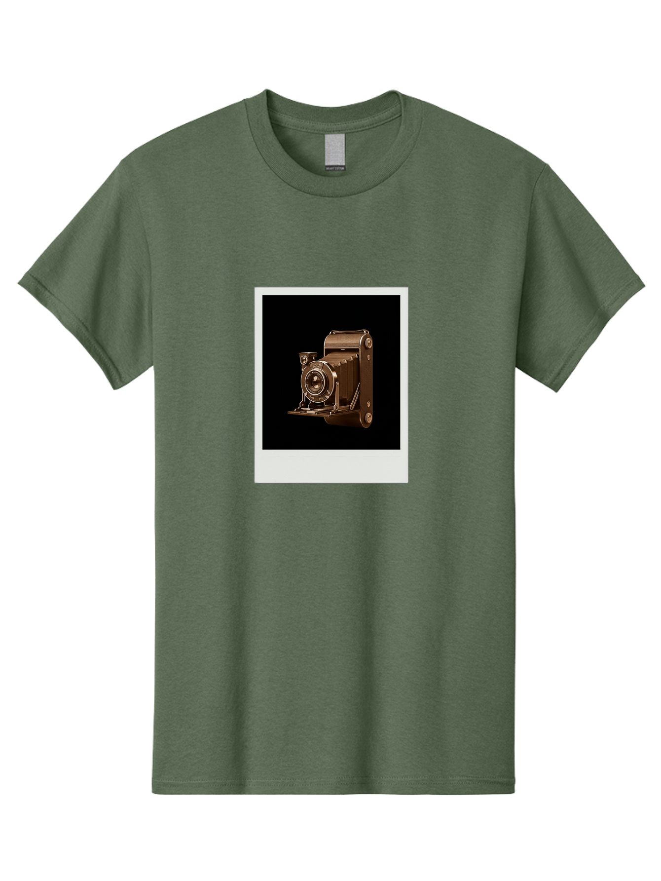 Polaroid-Camera-1 Men'S Graphic Tee, 100% Cotton, Comfortable Casual Summer Wear, Machine Washable, Vintage Camera, Old Photography Equipment, Retro Style, Antique Camera, Nostalgic Feel, Classic Design, Photography History, Instant Camera, Bae680 9