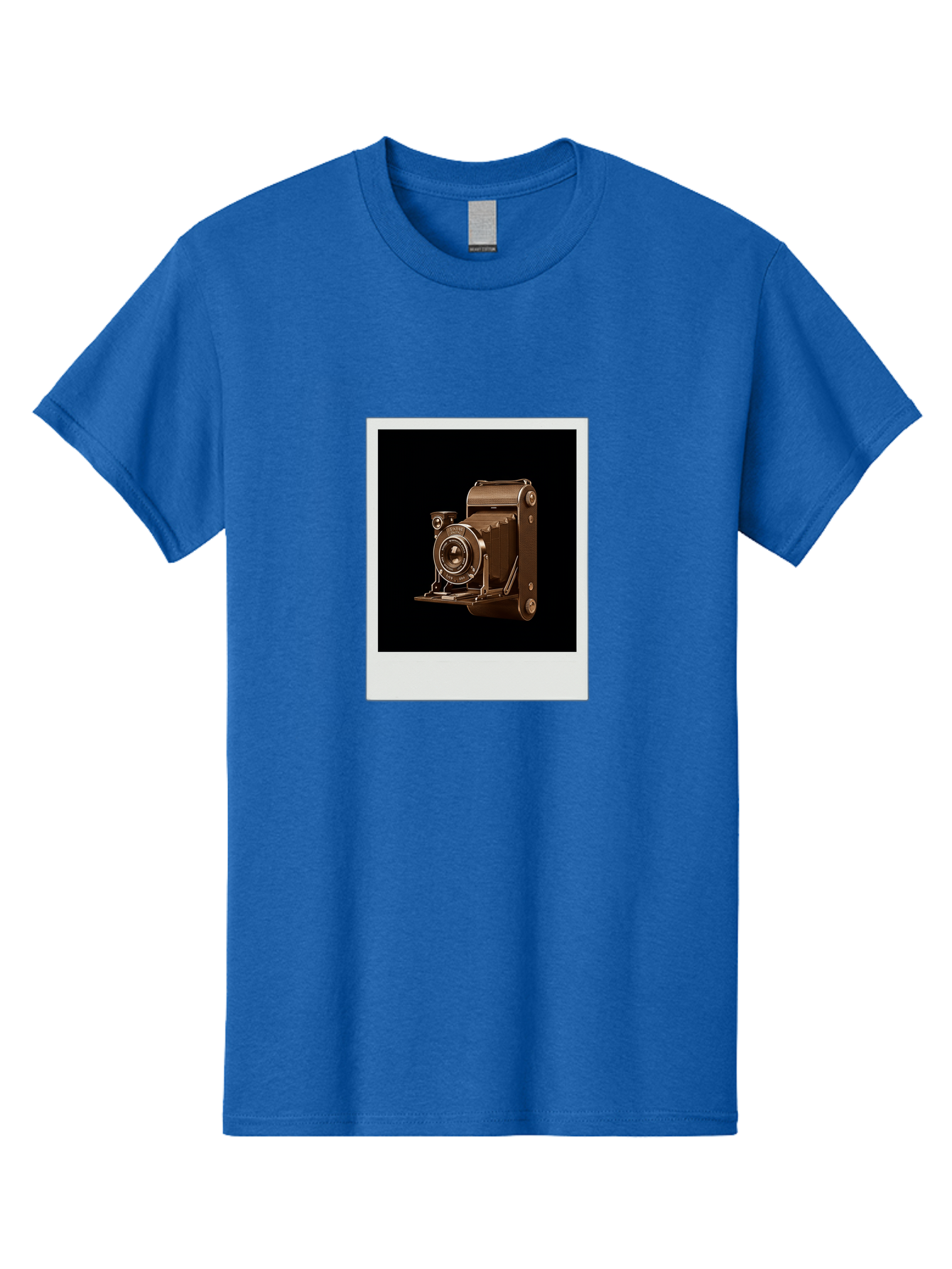 Polaroid-Camera-1 Men'S Graphic Tee, 100% Cotton, Comfortable Casual Summer Wear, Machine Washable, Vintage Camera, Old Photography Equipment, Retro Style, Antique Camera, Nostalgic Feel, Classic Design, Photography History, Instant Camera, Bae680 6