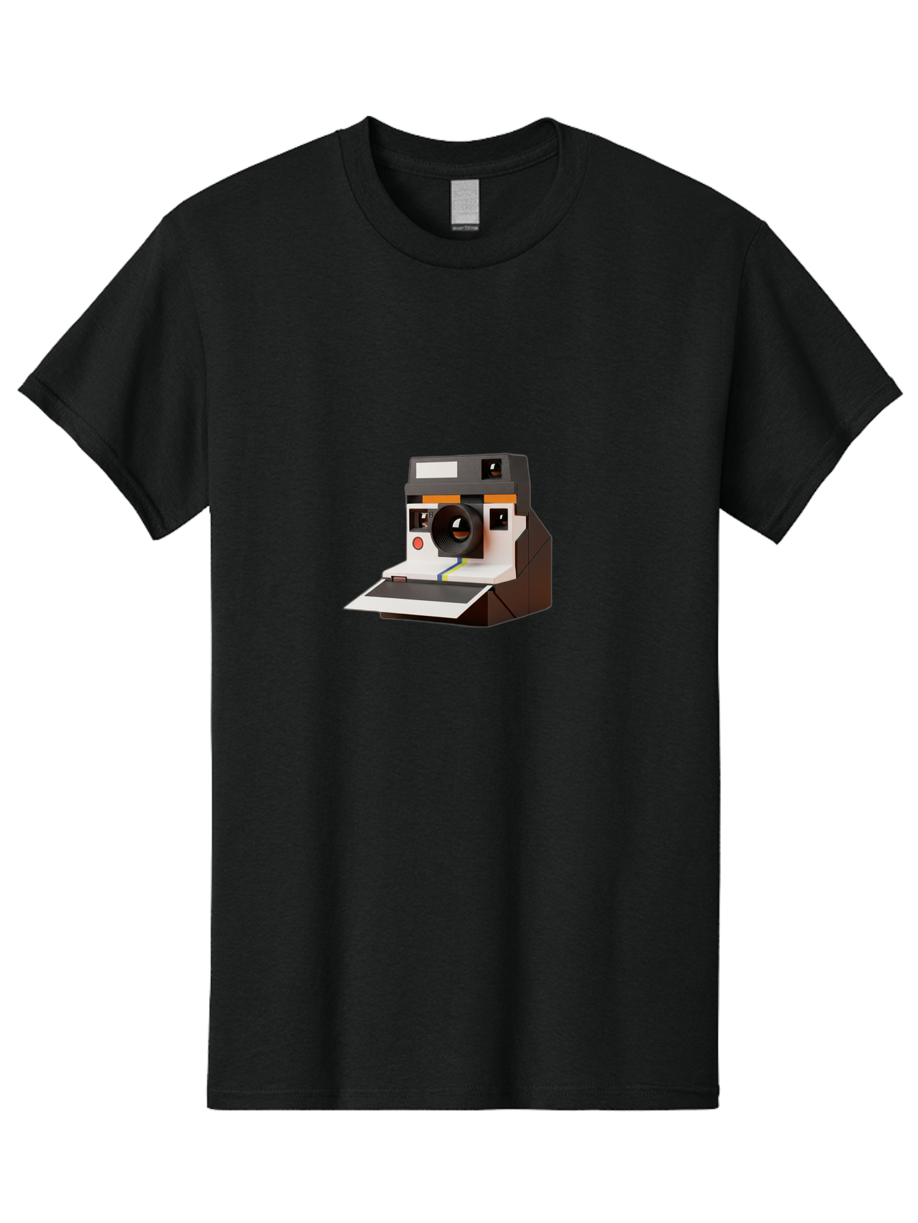 Polaroid-Camera-8 Men'S Graphic Tee, 100% Cotton, Comfortable Casual Summer Wear, Machine Washable, Vintage Camera, Instant Photography, Retro Technology, Analog Camera, Nostalgic Design, Photography Equipment, Classic Style Bae688 8