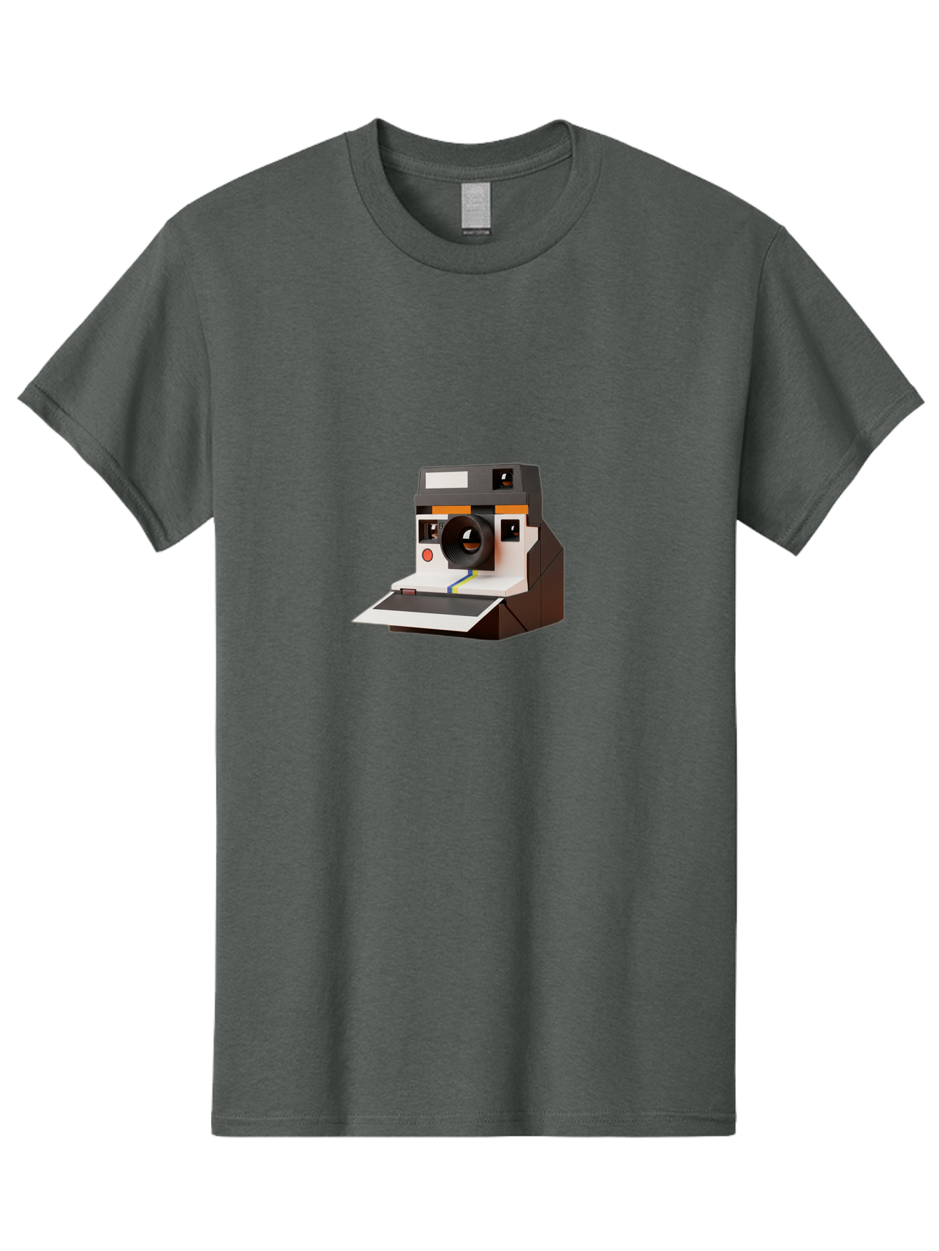 Polaroid-Camera-8 Men'S Graphic Tee, 100% Cotton, Comfortable Casual Summer Wear, Machine Washable, Vintage Camera, Instant Photography, Retro Technology, Analog Camera, Nostalgic Design, Photography Equipment, Classic Style Bae688 6