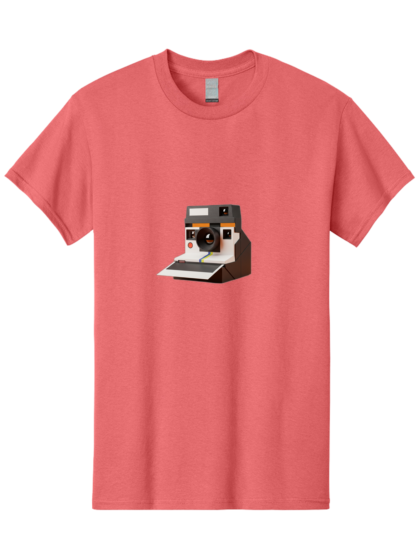 Polaroid-Camera-8 Men'S Graphic Tee, 100% Cotton, Comfortable Casual Summer Wear, Machine Washable, Vintage Camera, Instant Photography, Retro Technology, Analog Camera, Nostalgic Design, Photography Equipment, Classic Style Bae688 13
