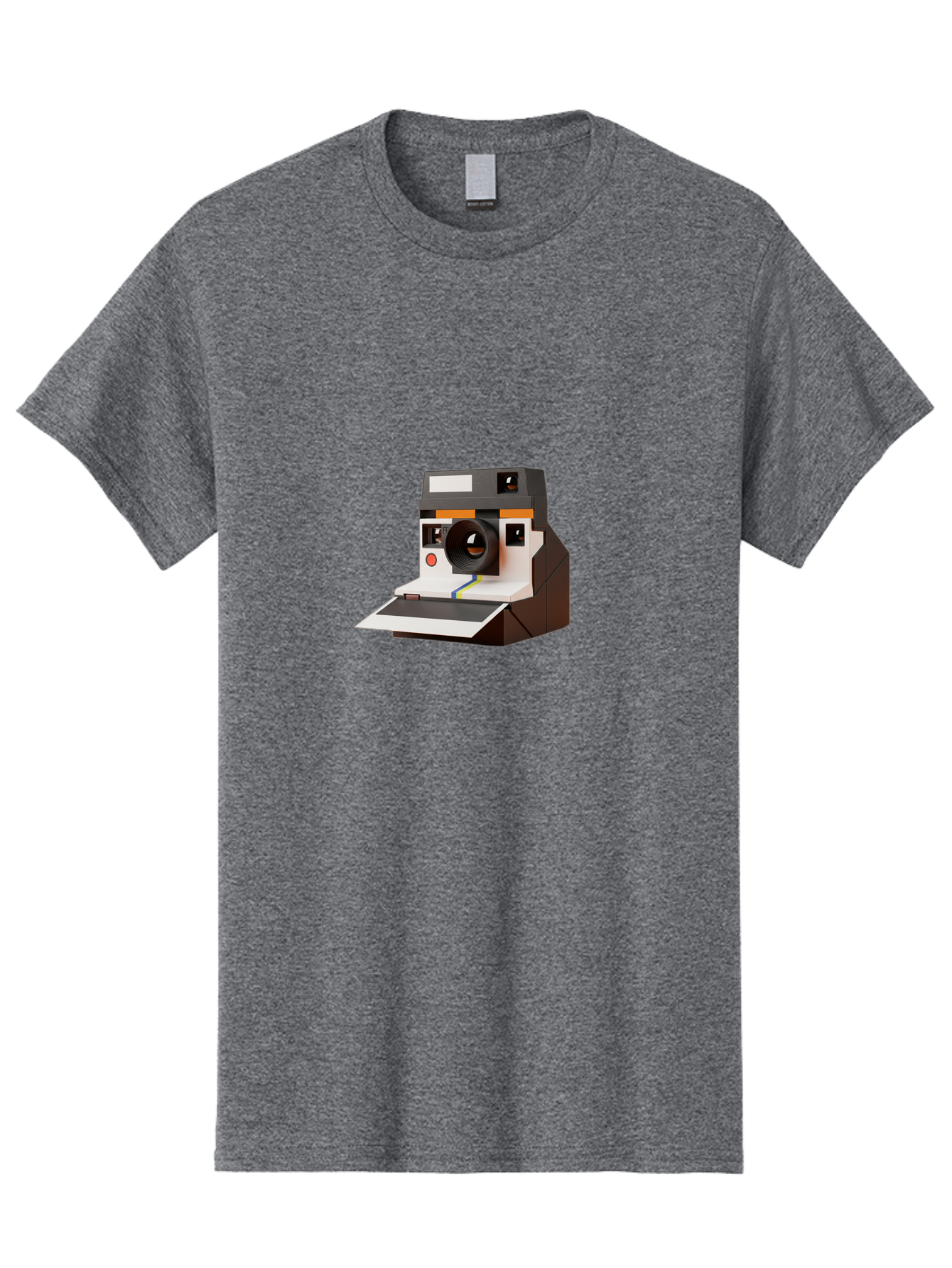 Polaroid-Camera-8 Men'S Graphic Tee, 100% Cotton, Comfortable Casual Summer Wear, Machine Washable, Vintage Camera, Instant Photography, Retro Technology, Analog Camera, Nostalgic Design, Photography Equipment, Classic Style Bae688 11