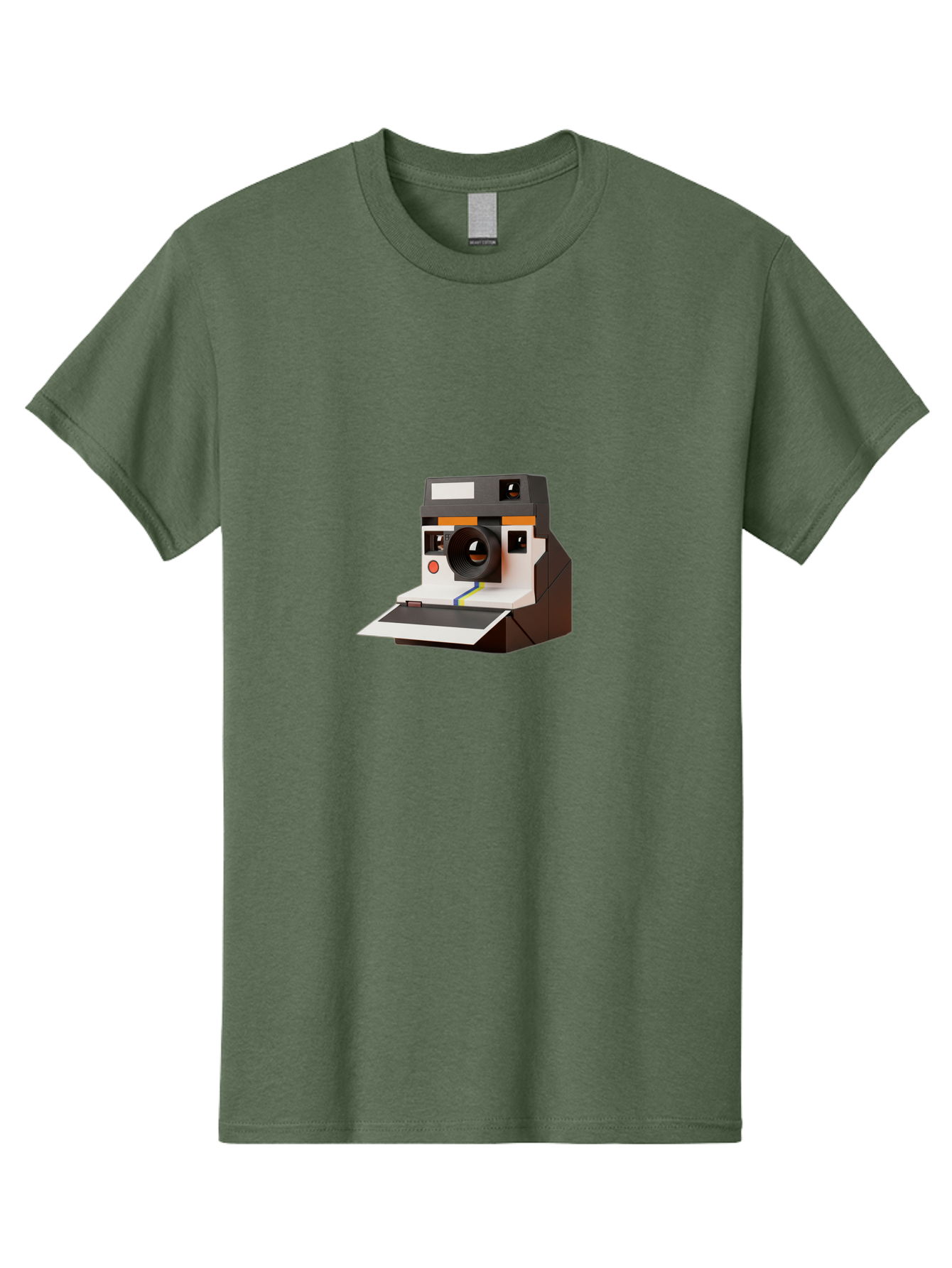 Polaroid-Camera-8 Men'S Graphic Tee, 100% Cotton, Comfortable Casual Summer Wear, Machine Washable, Vintage Camera, Instant Photography, Retro Technology, Analog Camera, Nostalgic Design, Photography Equipment, Classic Style Bae688 10