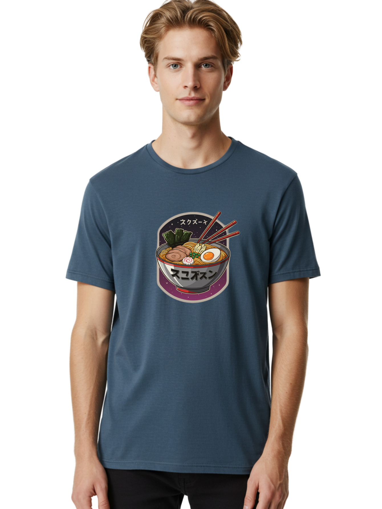 Ramen-6 Men'S Graphic Tee, 100% Cotton, Comfortable Casual Summer Wear, Machine Washable, Steaming Bowl Of Ramen, Noodles, Sliced Pork, Boiled Egg, Green Onions, Seaweed, Chopsticks, Japanese Cuisine, Asian Food, Comfort Meal, Savory Flavors, Bae703 19