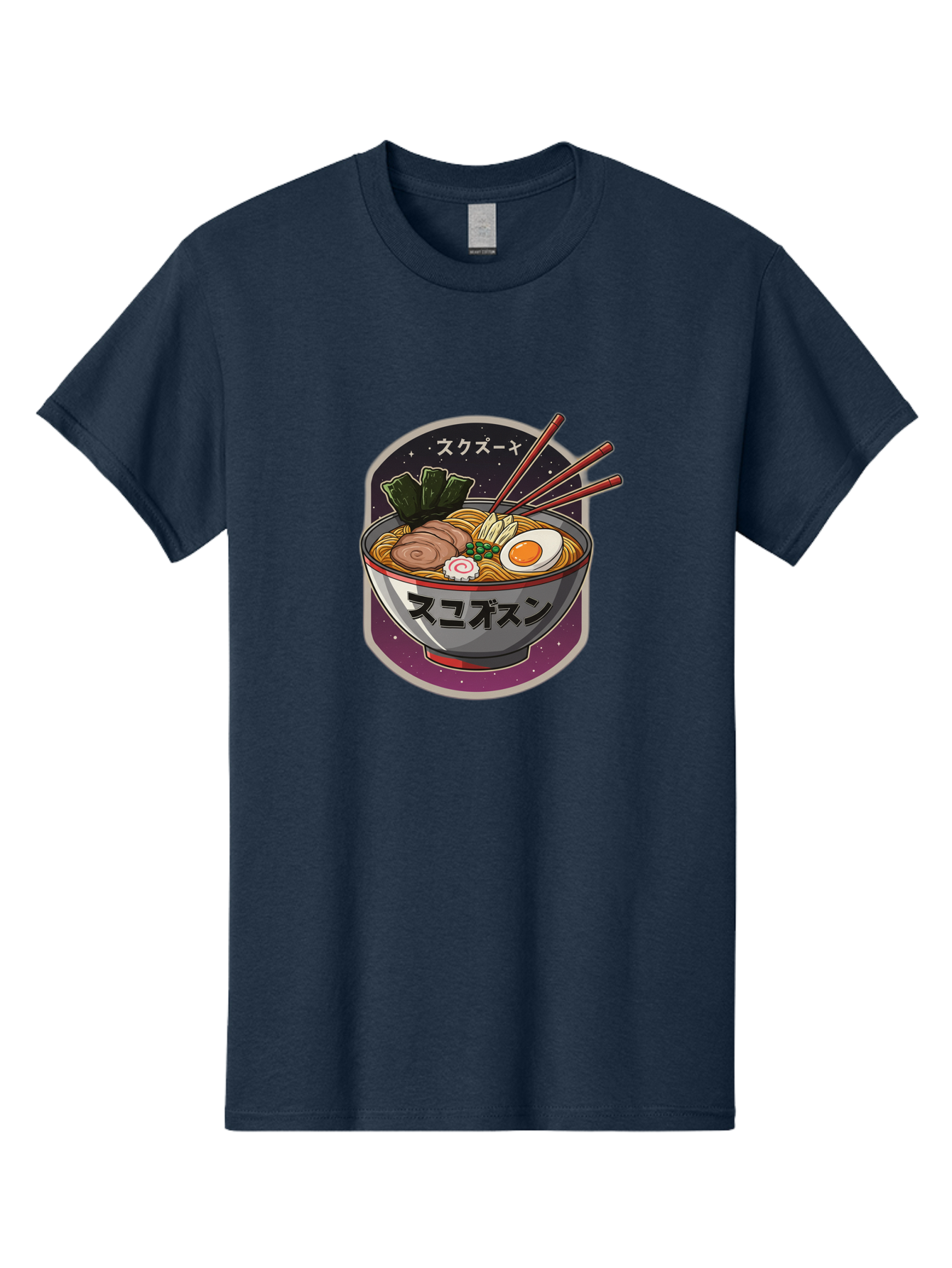 Ramen-6 Men'S Graphic Tee, 100% Cotton, Comfortable Casual Summer Wear, Machine Washable, Steaming Bowl Of Ramen, Noodles, Sliced Pork, Boiled Egg, Green Onions, Seaweed, Chopsticks, Japanese Cuisine, Asian Food, Comfort Meal, Savory Flavors, Bae703 8