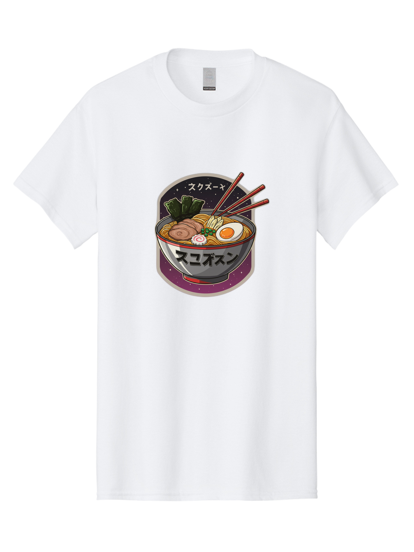 Ramen-6 Men'S Graphic Tee, 100% Cotton, Comfortable Casual Summer Wear, Machine Washable, Steaming Bowl Of Ramen, Noodles, Sliced Pork, Boiled Egg, Green Onions, Seaweed, Chopsticks, Japanese Cuisine, Asian Food, Comfort Meal, Savory Flavors, Bae703 11