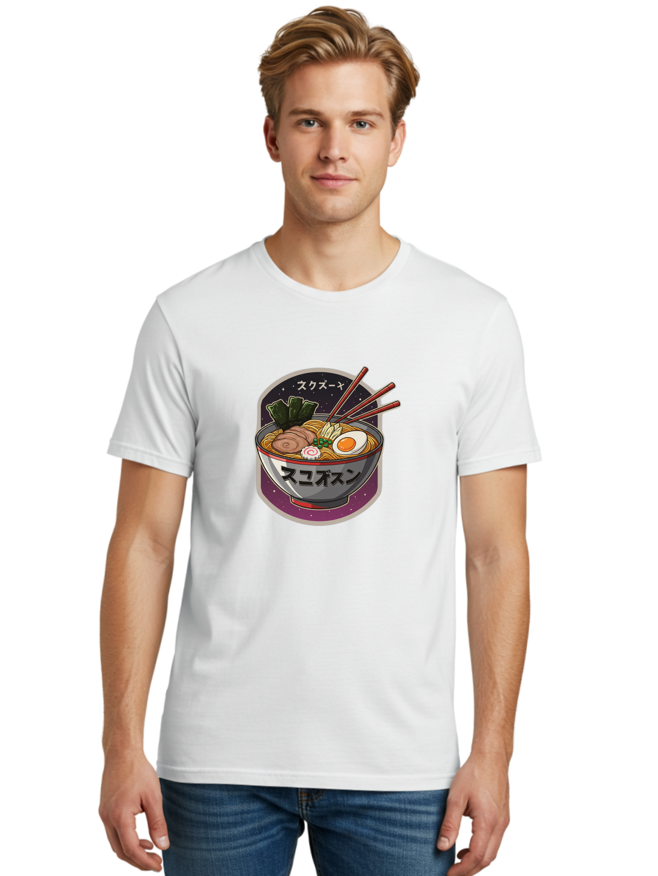 Ramen-6 Men'S Graphic Tee, 100% Cotton, Comfortable Casual Summer Wear, Machine Washable, Steaming Bowl Of Ramen, Noodles, Sliced Pork, Boiled Egg, Green Onions, Seaweed, Chopsticks, Japanese Cuisine, Asian Food, Comfort Meal, Savory Flavors, Bae703 26