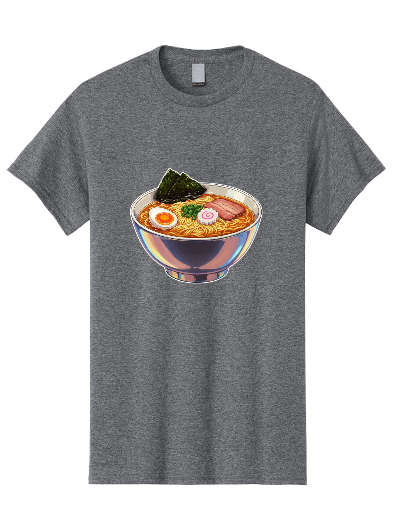 Ramen-8 Men'S Graphic Tee, 100% Cotton, Comfortable Casual Summer Wear, Machine Washable, Bowl Of Ramen, Japanese Cuisine, Egg, Seaweed, Pork, Noodles, Savory Broth, Appetizing Meal, Food Illustration, Delicious Dish Bae705 11