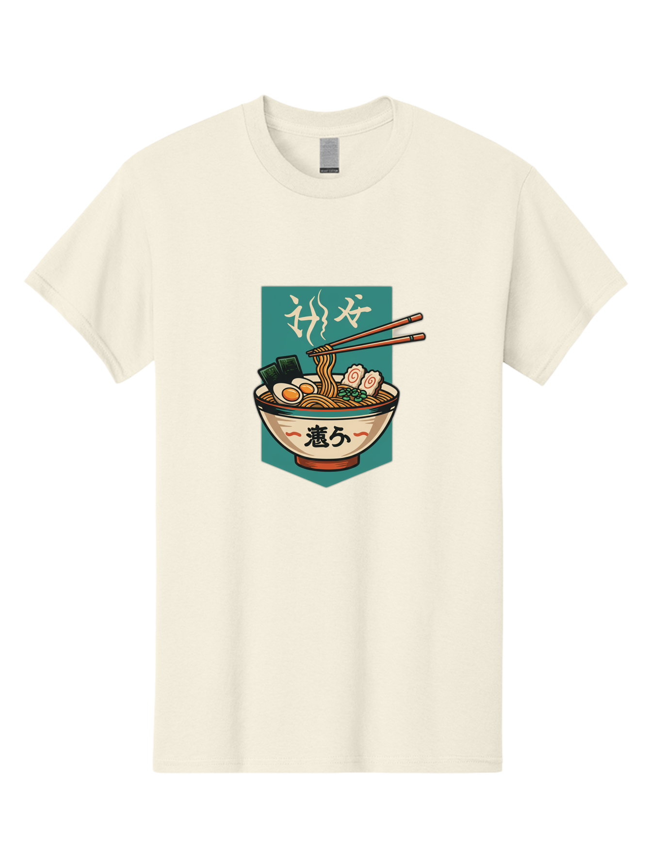 Ramen-Bowl-5 Men'S Graphic Tee, 100% Cotton, Comfortable Casual Summer Wear, Machine Washable, Steaming Bowl Of Ramen, Japanese Cuisine, Noodle Soup, Chopsticks, Egg, Seaweed, Pork Slices, Savory Dish, Comfort Food, Asian Flavors Bae710 12
