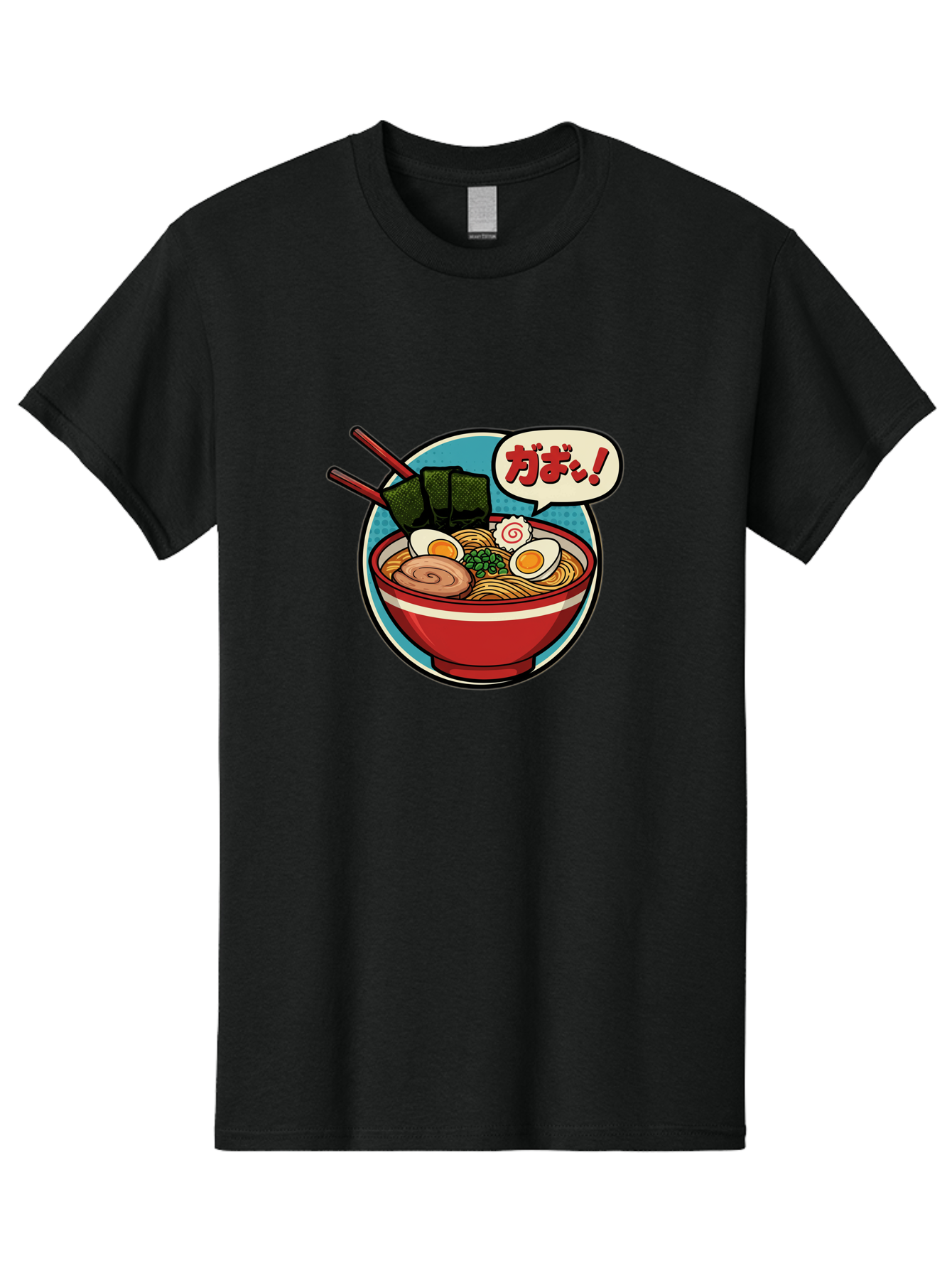 Ramen-Bowl-6 Men'S Graphic Tee, 100% Cotton, Comfortable Casual Summer Wear, Machine Washable, Ramen, Bowl Of Noodles, Japanese Cuisine, Egg, Seaweed, Food Illustration, Cartoon-Style, Chopsticks, Spiral Pattern, Boiled Egg, Savory Dish Bae711 14
