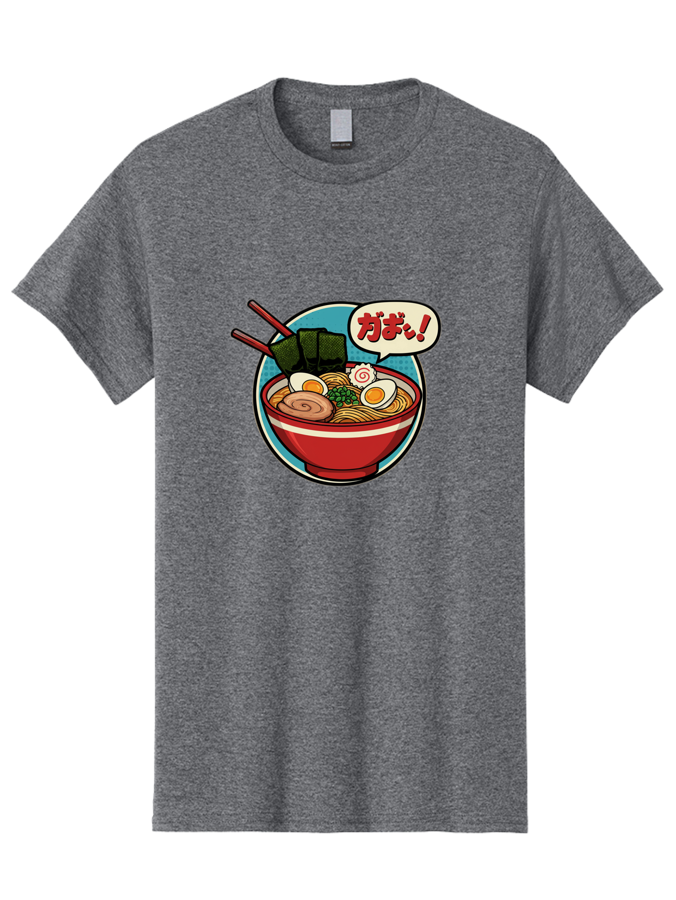 Ramen-Bowl-6 Men'S Graphic Tee, 100% Cotton, Comfortable Casual Summer Wear, Machine Washable, Ramen, Bowl Of Noodles, Japanese Cuisine, Egg, Seaweed, Food Illustration, Cartoon-Style, Chopsticks, Spiral Pattern, Boiled Egg, Savory Dish Bae711 10