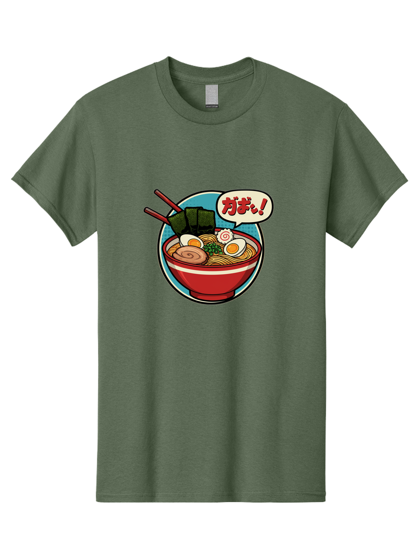 Ramen-Bowl-6 Men'S Graphic Tee, 100% Cotton, Comfortable Casual Summer Wear, Machine Washable, Ramen, Bowl Of Noodles, Japanese Cuisine, Egg, Seaweed, Food Illustration, Cartoon-Style, Chopsticks, Spiral Pattern, Boiled Egg, Savory Dish Bae711 9