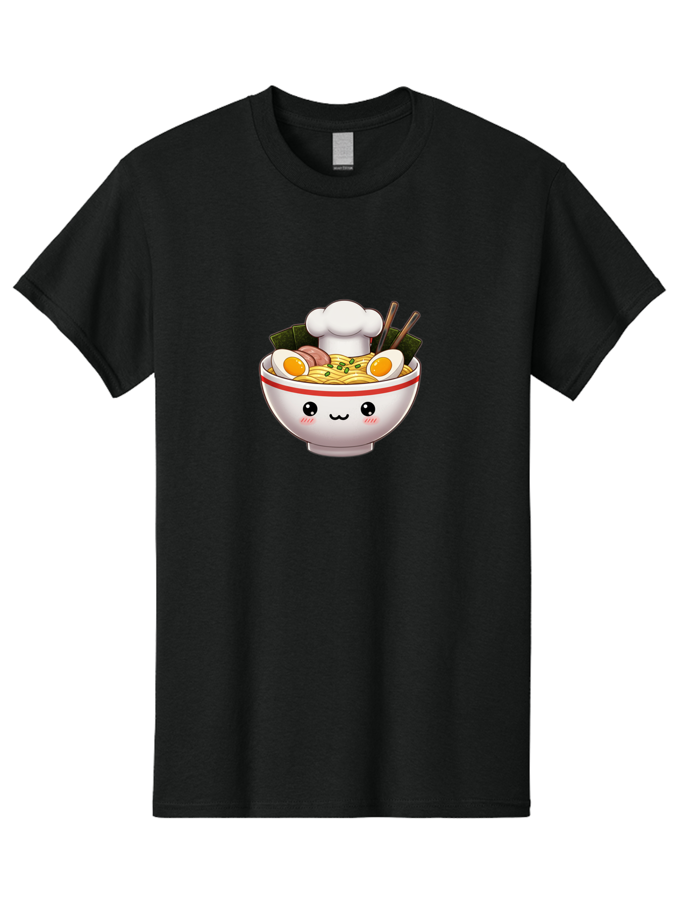 Ramen Men'S Graphic Tee, 100% Cotton, Comfortable Casual Summer Wear, Machine Washable, Cartoon Ramen Bowl, Anime Style Food, Kawaii Character, Delicious Noodles, Boiled Egg, Chopsticks, Savory Meat, Cute Illustration, Japanese Cuisine, Bae728 9