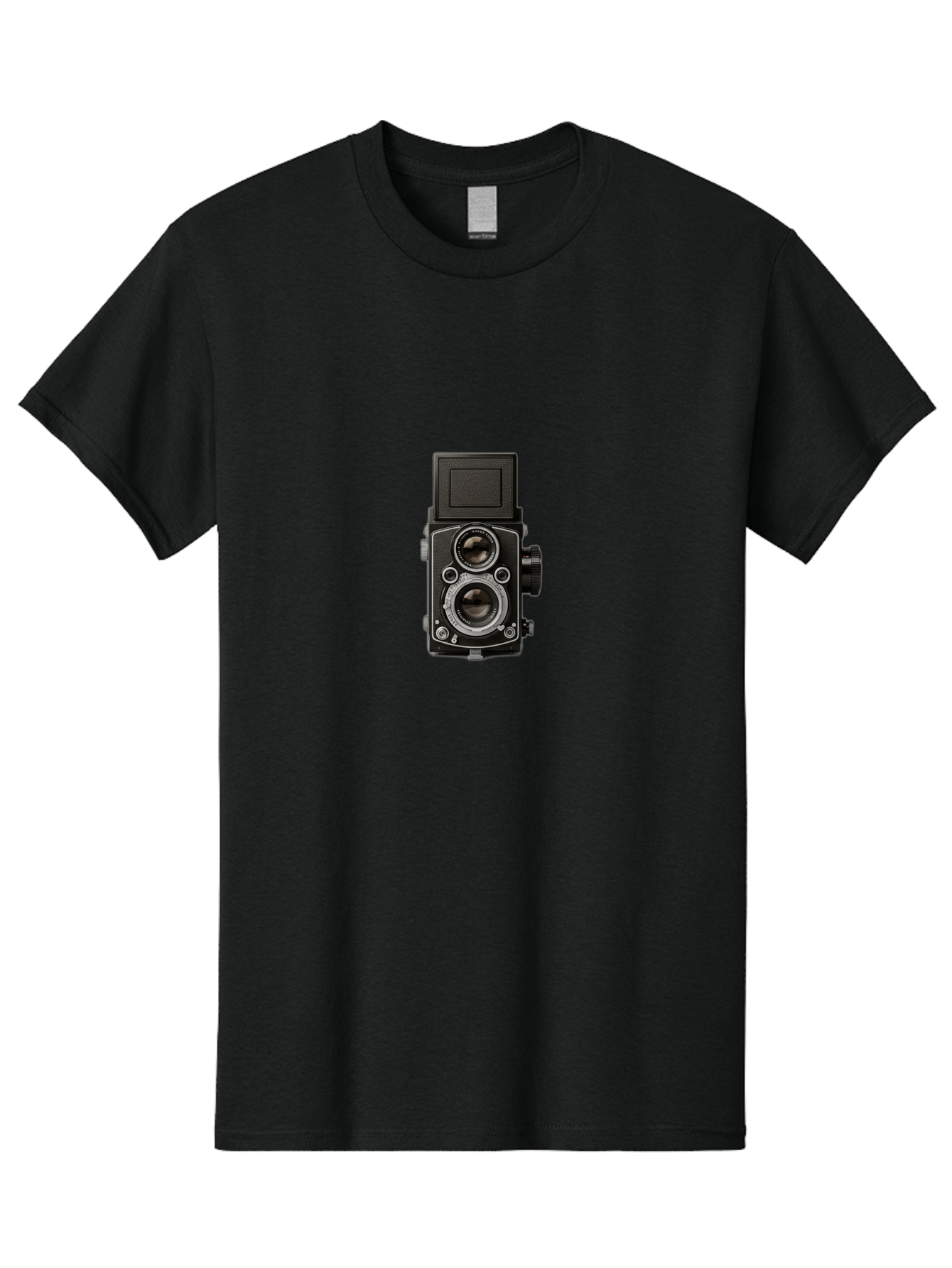 Rolleiflex-Camera Men'S Graphic Tee, 100% Cotton, Comfortable Casual Summer Wear, Machine Washable, Twin Lens Reflex Camera, Vintage Photography, Retro Camera, Photography Equipment, Film Camera, Classic Design, Nostalgic Photography Bae729 11