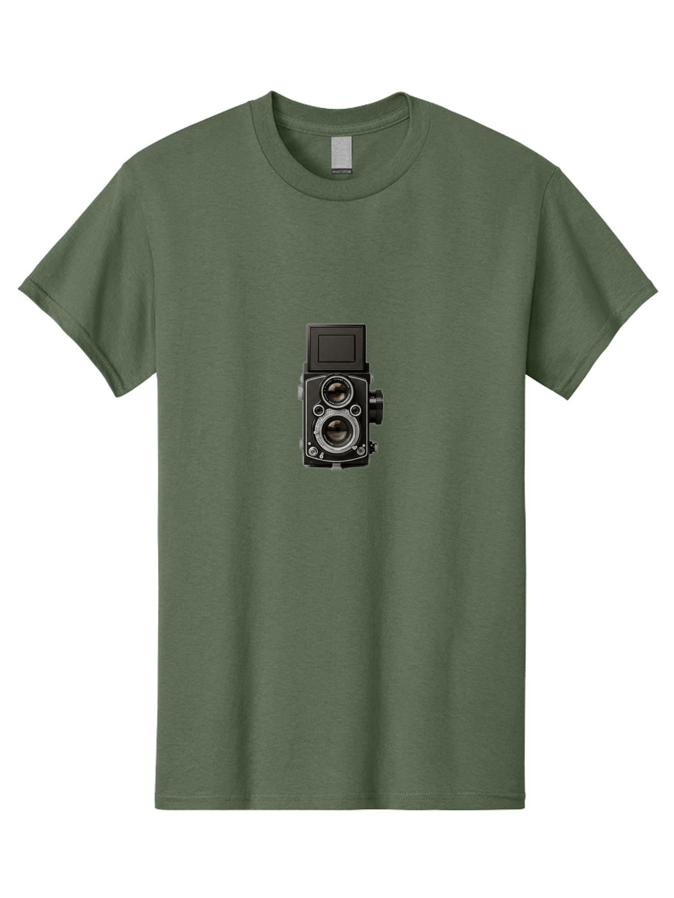 Rolleiflex-Camera Men'S Graphic Tee, 100% Cotton, Comfortable Casual Summer Wear, Machine Washable, Twin Lens Reflex Camera, Vintage Photography, Retro Camera, Photography Equipment, Film Camera, Classic Design, Nostalgic Photography Bae729 15