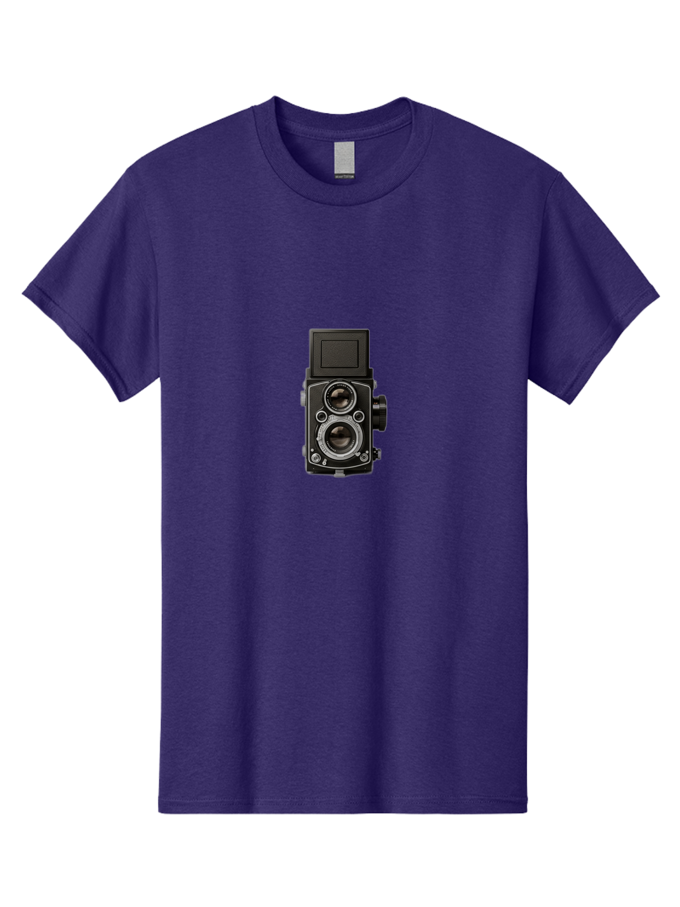 Rolleiflex-Camera Men'S Graphic Tee, 100% Cotton, Comfortable Casual Summer Wear, Machine Washable, Twin Lens Reflex Camera, Vintage Photography, Retro Camera, Photography Equipment, Film Camera, Classic Design, Nostalgic Photography Bae729 7