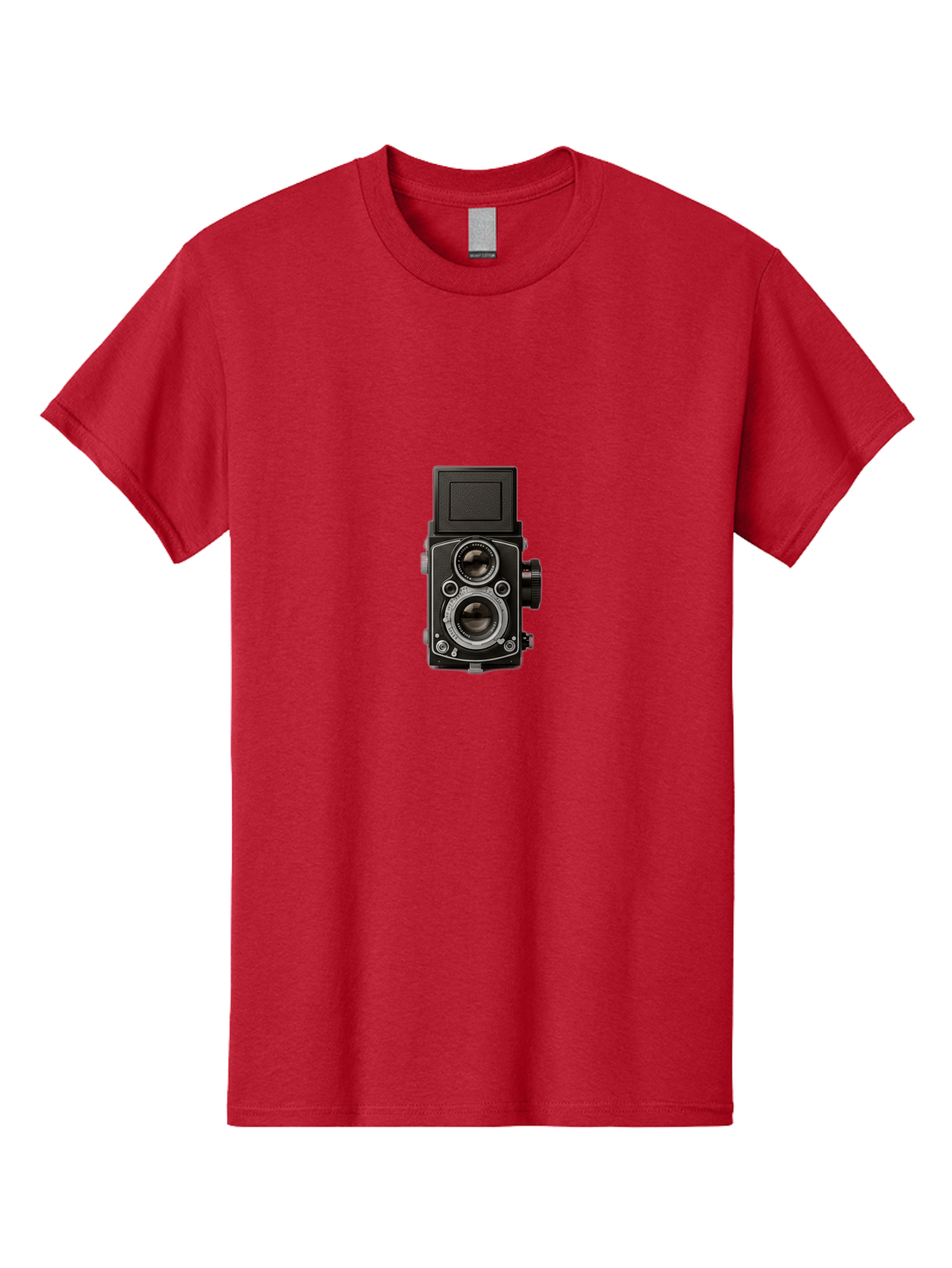 Rolleiflex-Camera Men'S Graphic Tee, 100% Cotton, Comfortable Casual Summer Wear, Machine Washable, Twin Lens Reflex Camera, Vintage Photography, Retro Camera, Photography Equipment, Film Camera, Classic Design, Nostalgic Photography Bae729 8