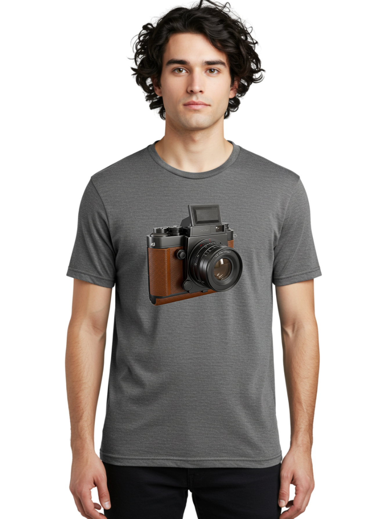 Tlr-Rx-Camera Men'S Graphic Tee, 100% Cotton, Comfortable Casual Summer Wear, Machine Washable, Vintage Camera, Fujifilm X100, Retro Style, Digital Camera, Photography Equipment, Camera Lens, Photographer Gear, Classic Design, Fujifilm Camera Bae802 23